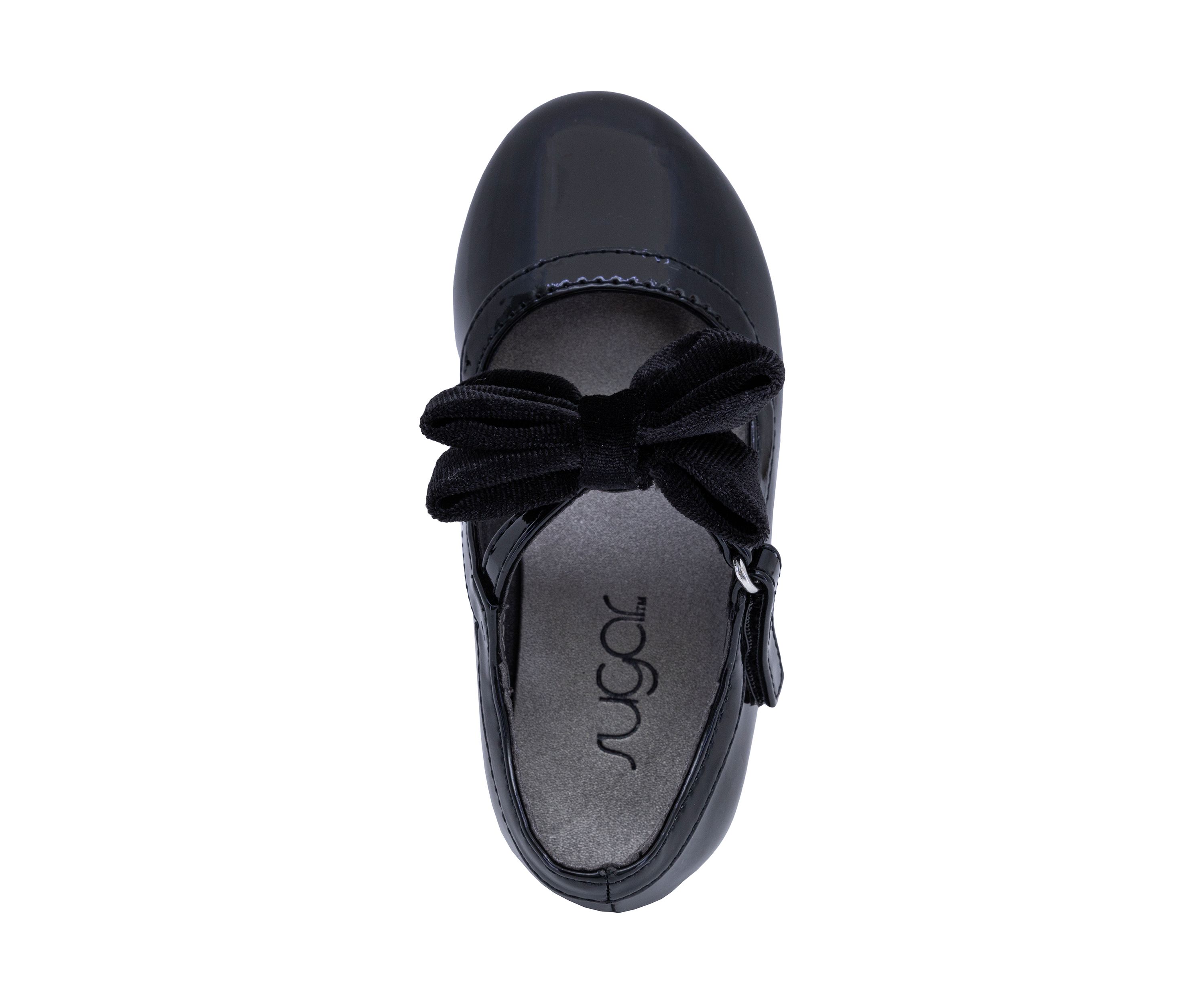 Toddler Girls Lottie Patent Bow Dress Flats