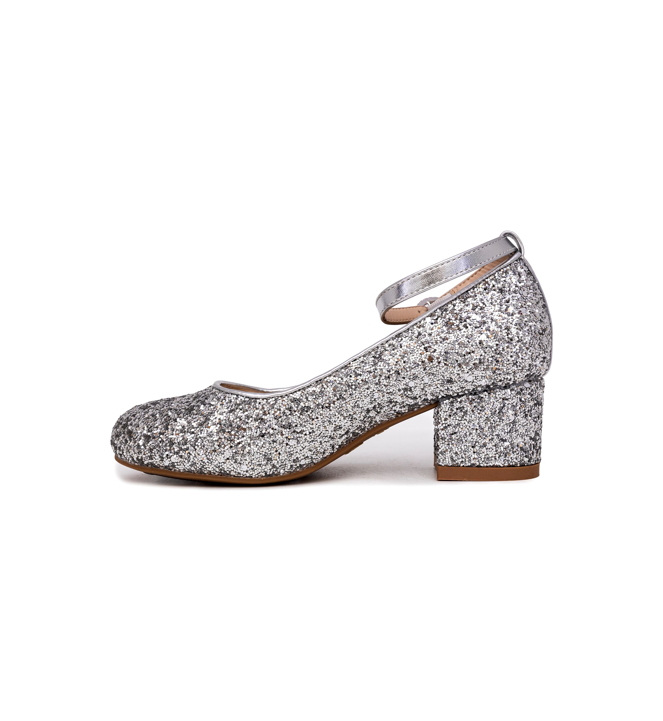 Youth Girls Mayah Glitter Mary Jane Heels