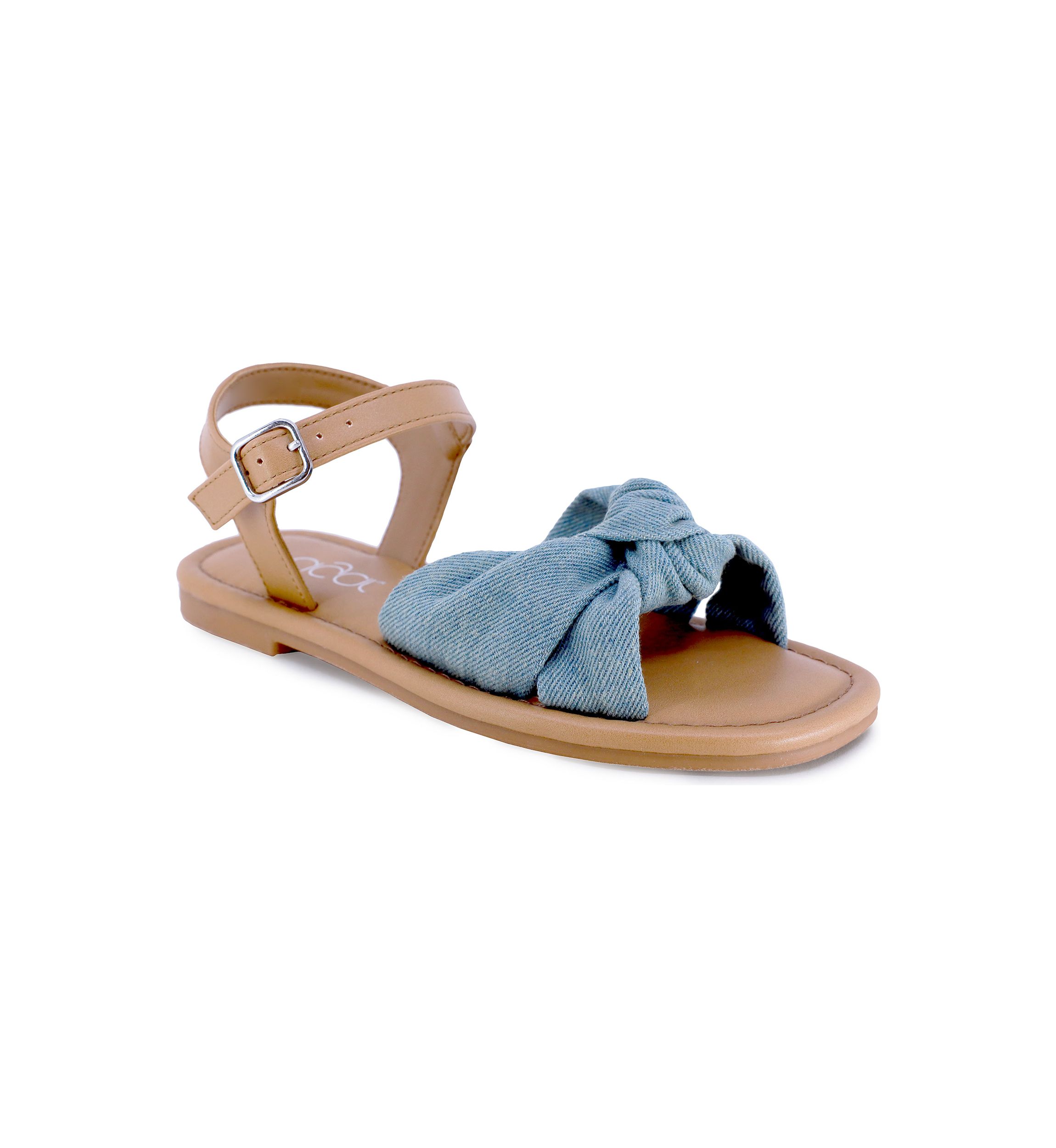 Youth Girls Minty Chambray Twist Sandals