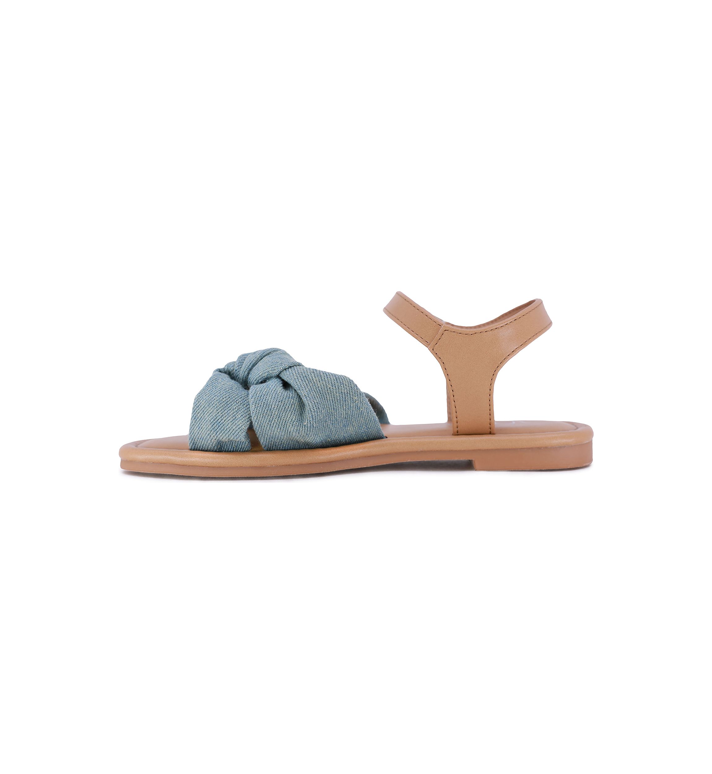 Youth Girls Minty Chambray Twist Sandals