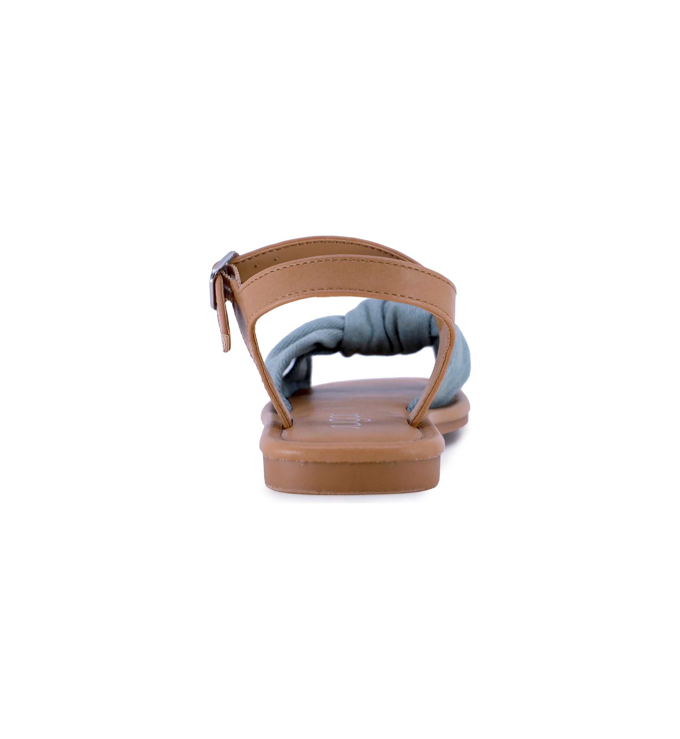 Youth Girls Minty Chambray Twist Sandals