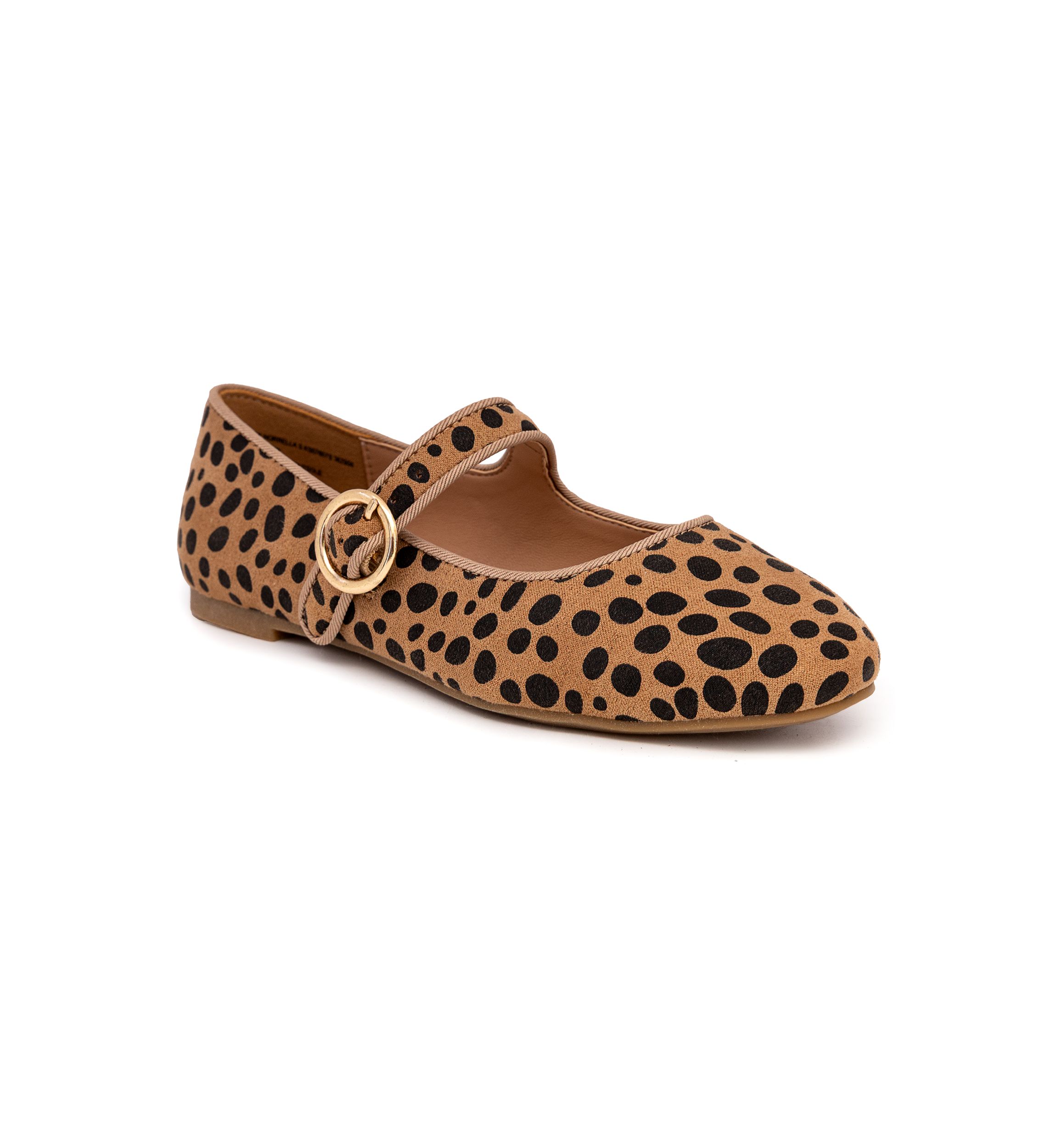 Youth Girls Norella Spotted Leopard Flats