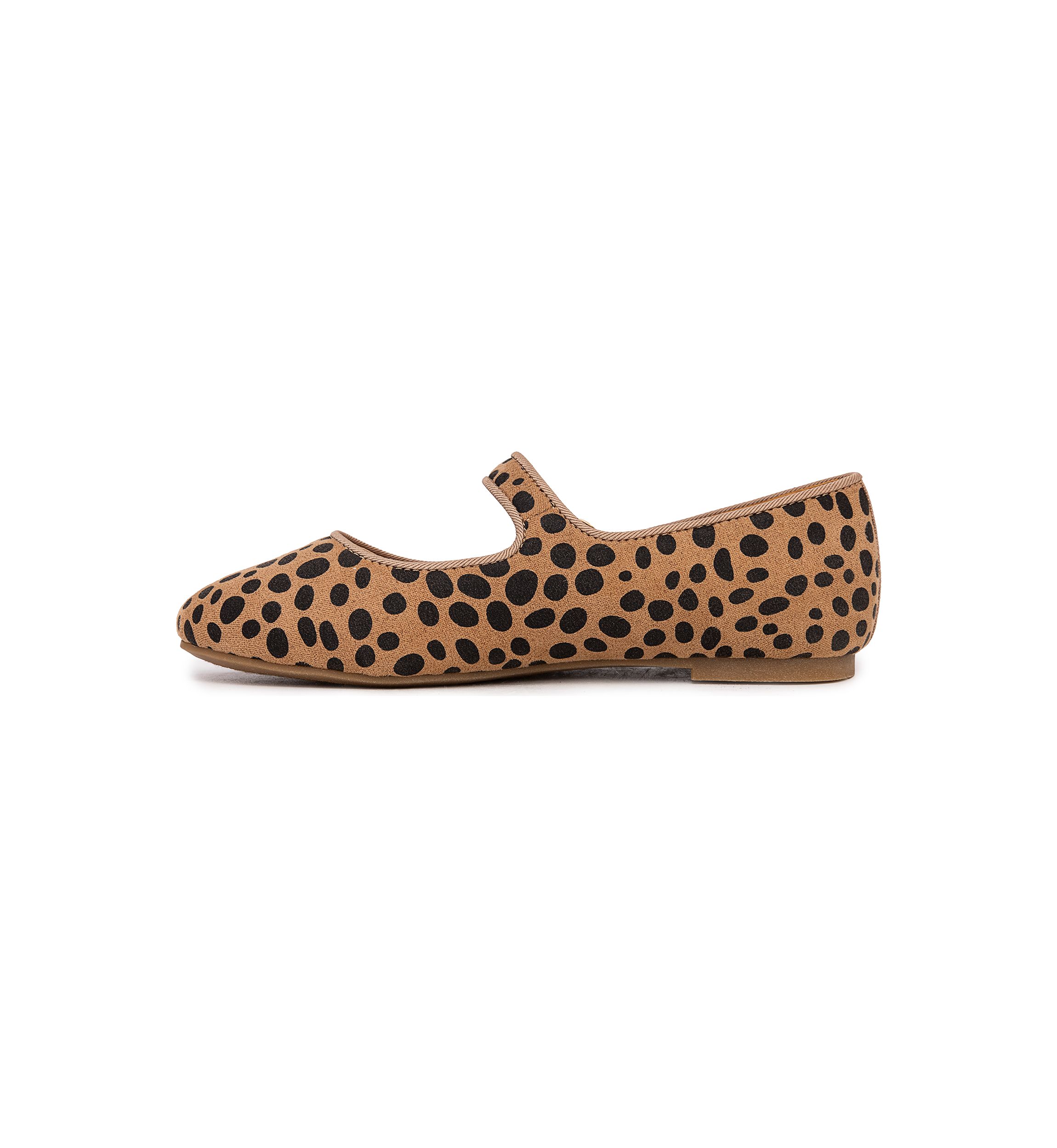 Youth Girls Norella Spotted Leopard Flats