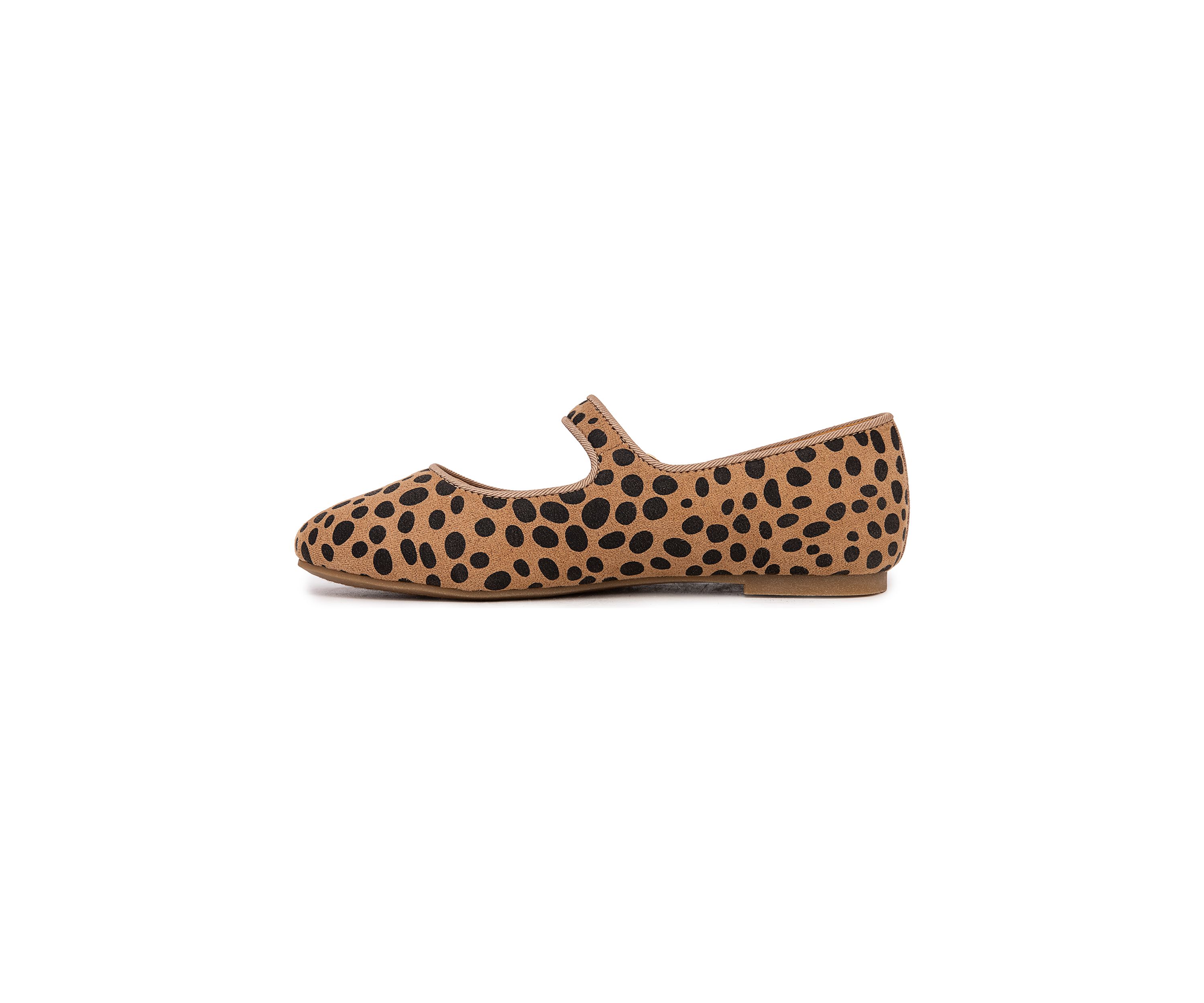Youth Girls Norella Spotted Leopard Flats