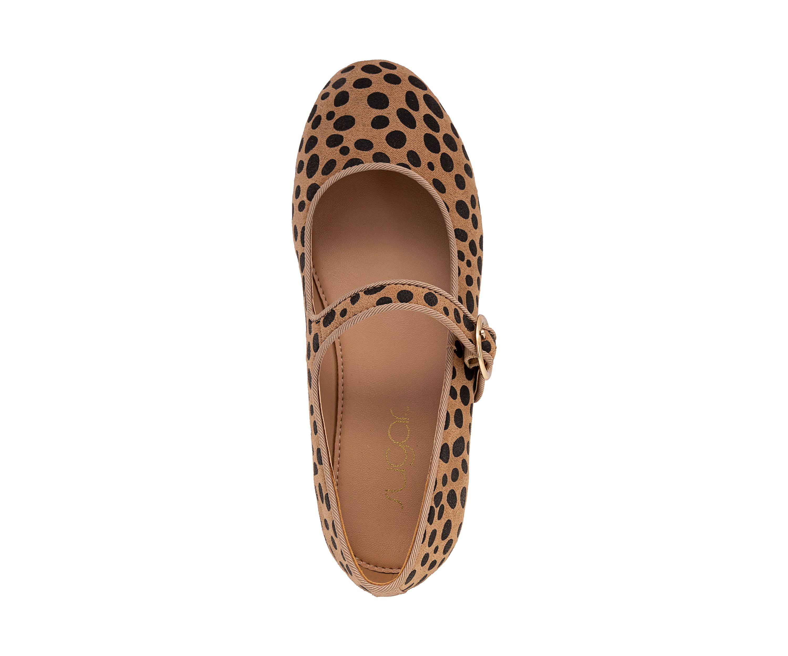 Youth Girls Norella Spotted Leopard Flats