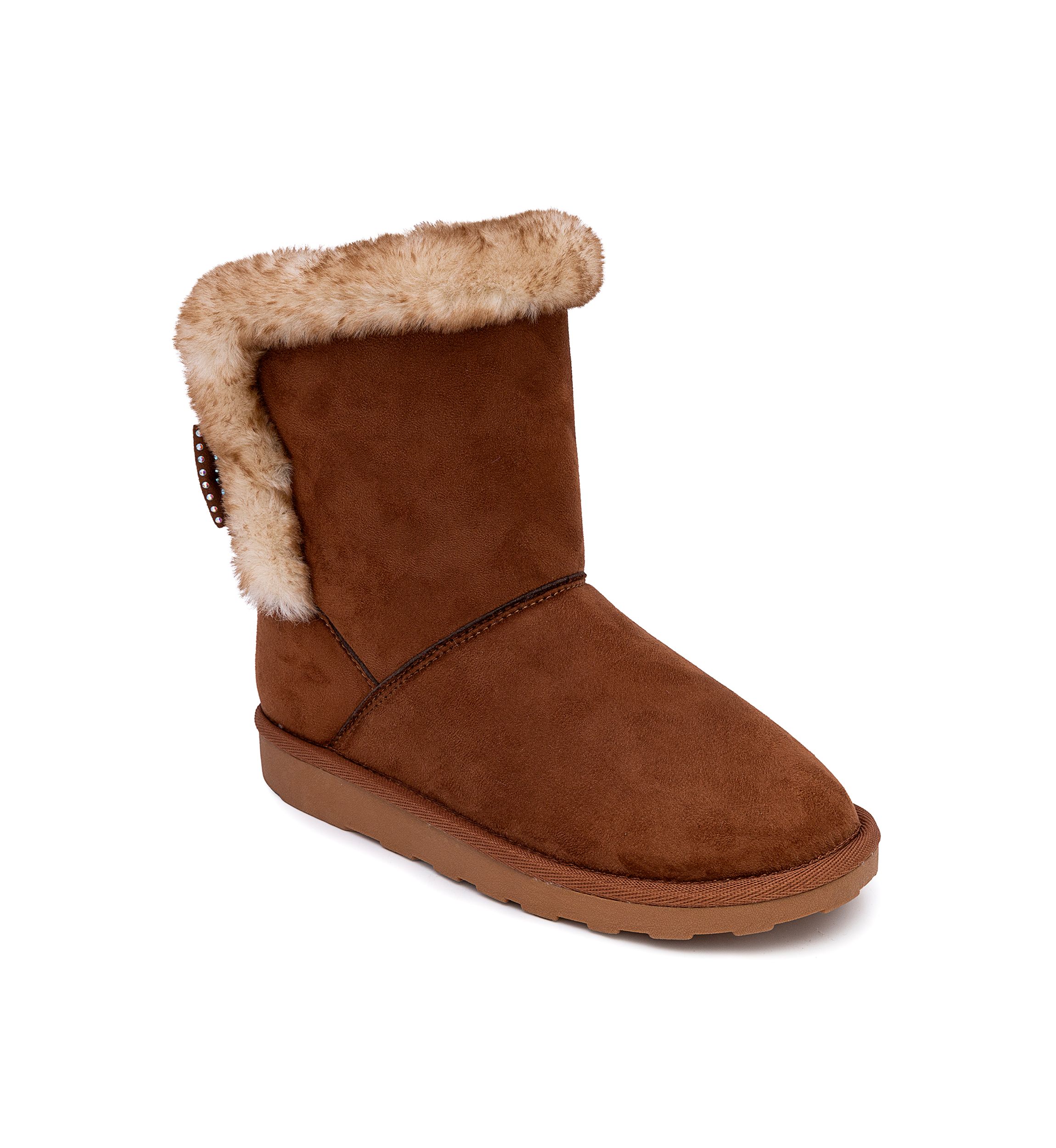 Youth Girls Sandie Pattern Bow Boots