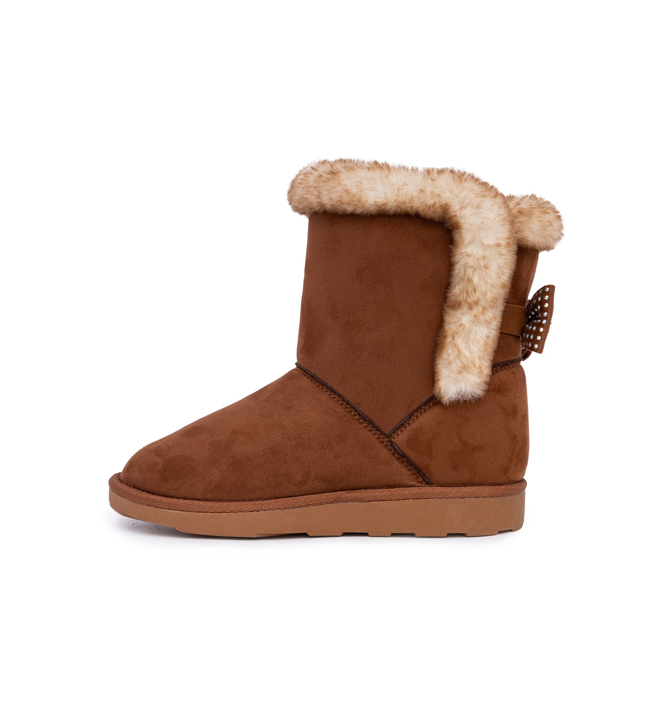 Youth Girls Sandie Pattern Bow Boots