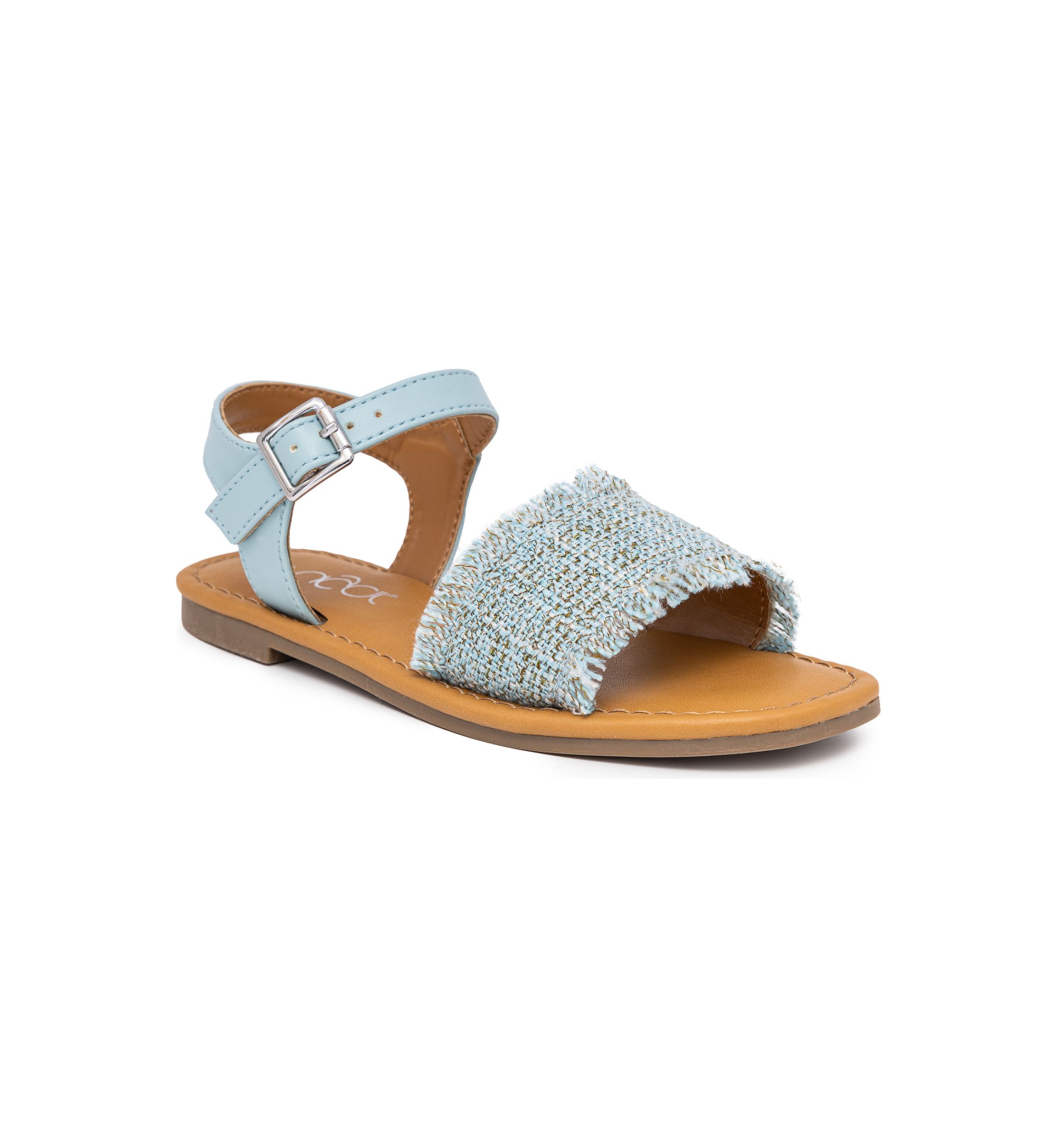 Youth Girls Santine Tweed Strap Sandals