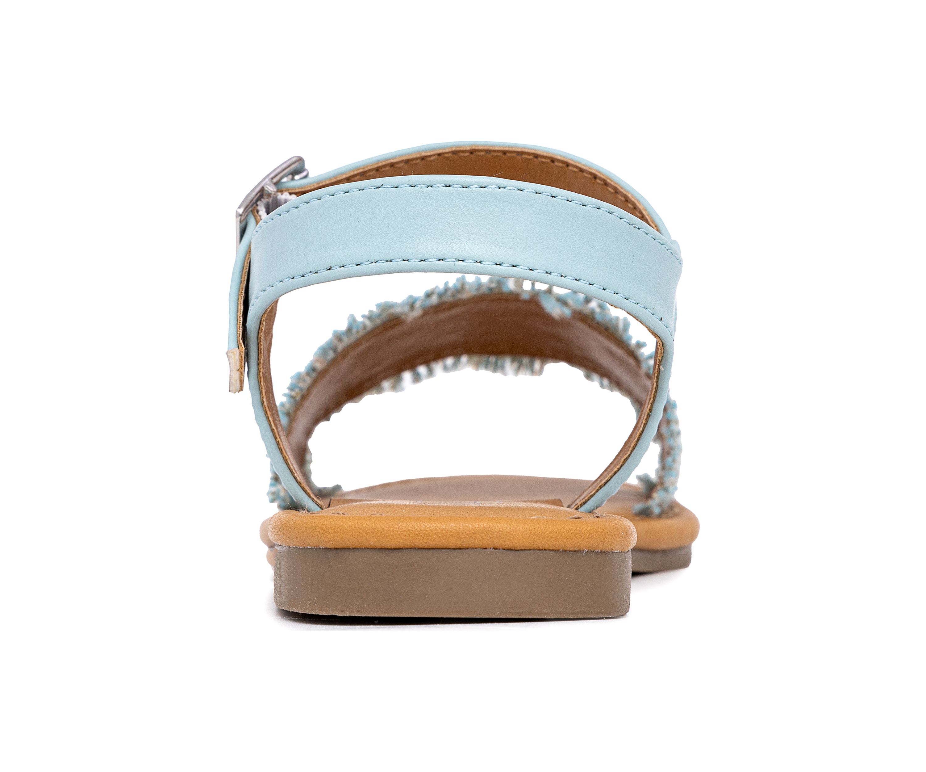 Youth Girls Santine Tweed Strap Sandals