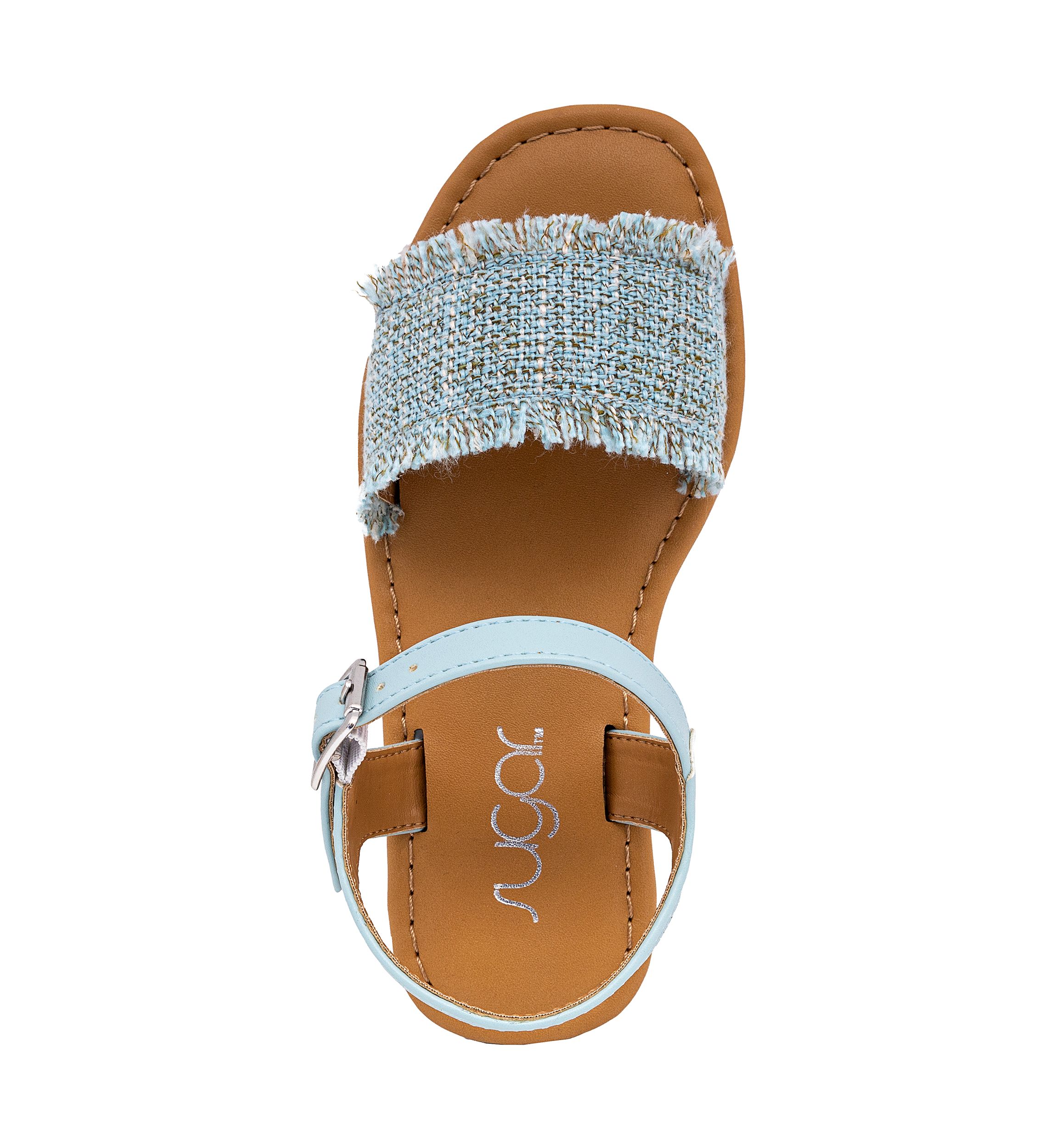 Youth Girls Santine Tweed Strap Sandals