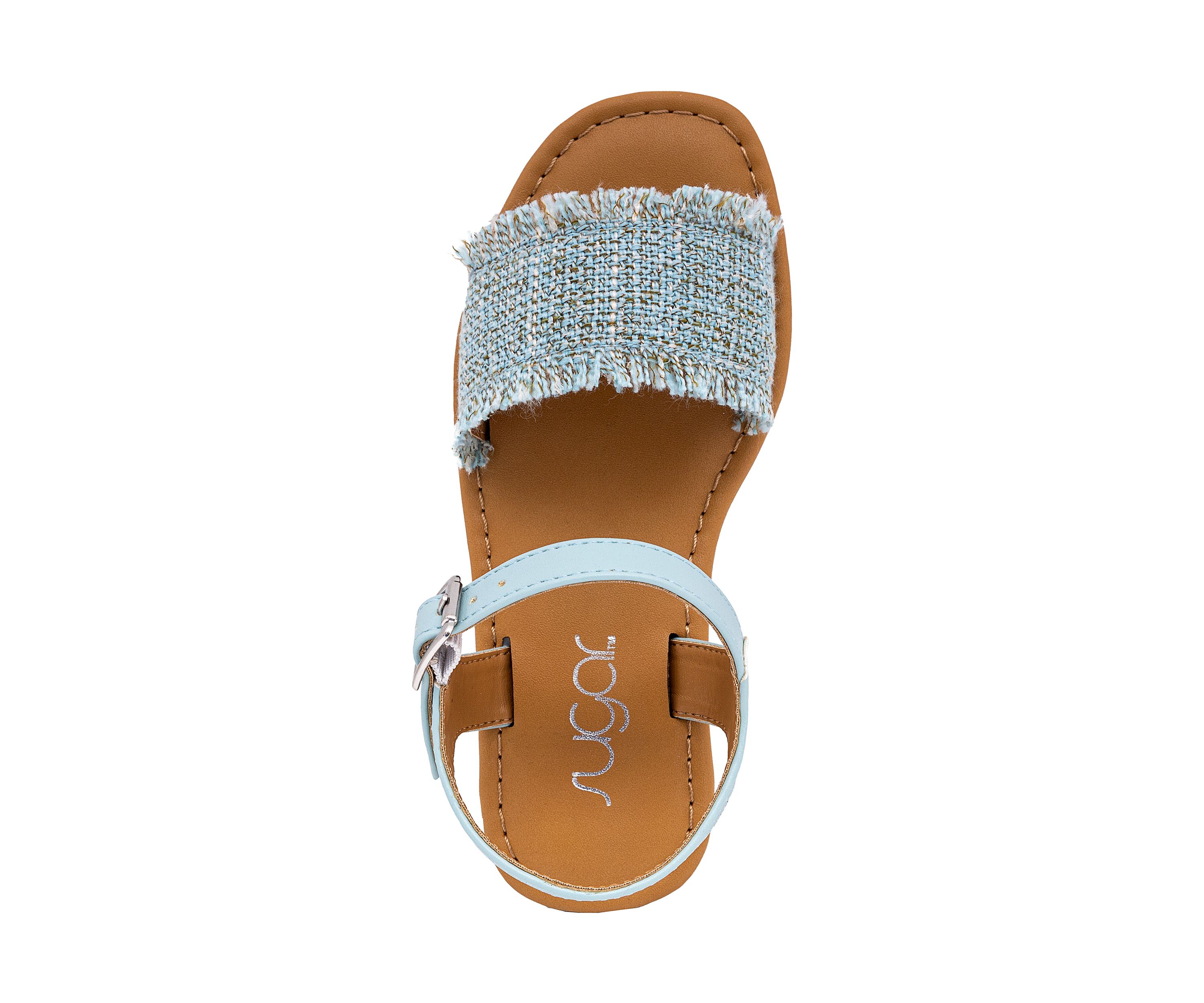 Youth Girls Santine Tweed Strap Sandals