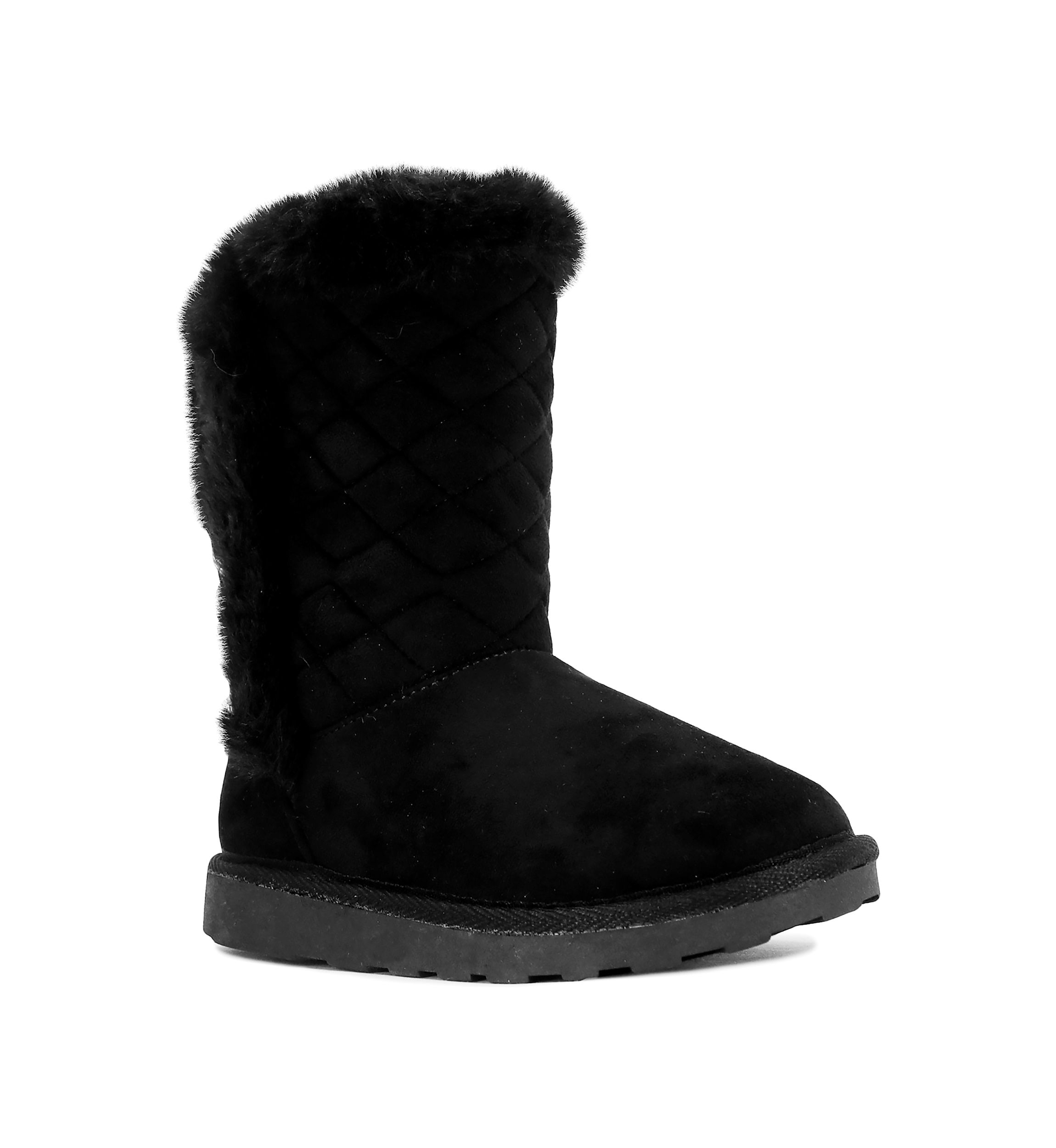 Youth Girls Sheila Quilted Fur Booties