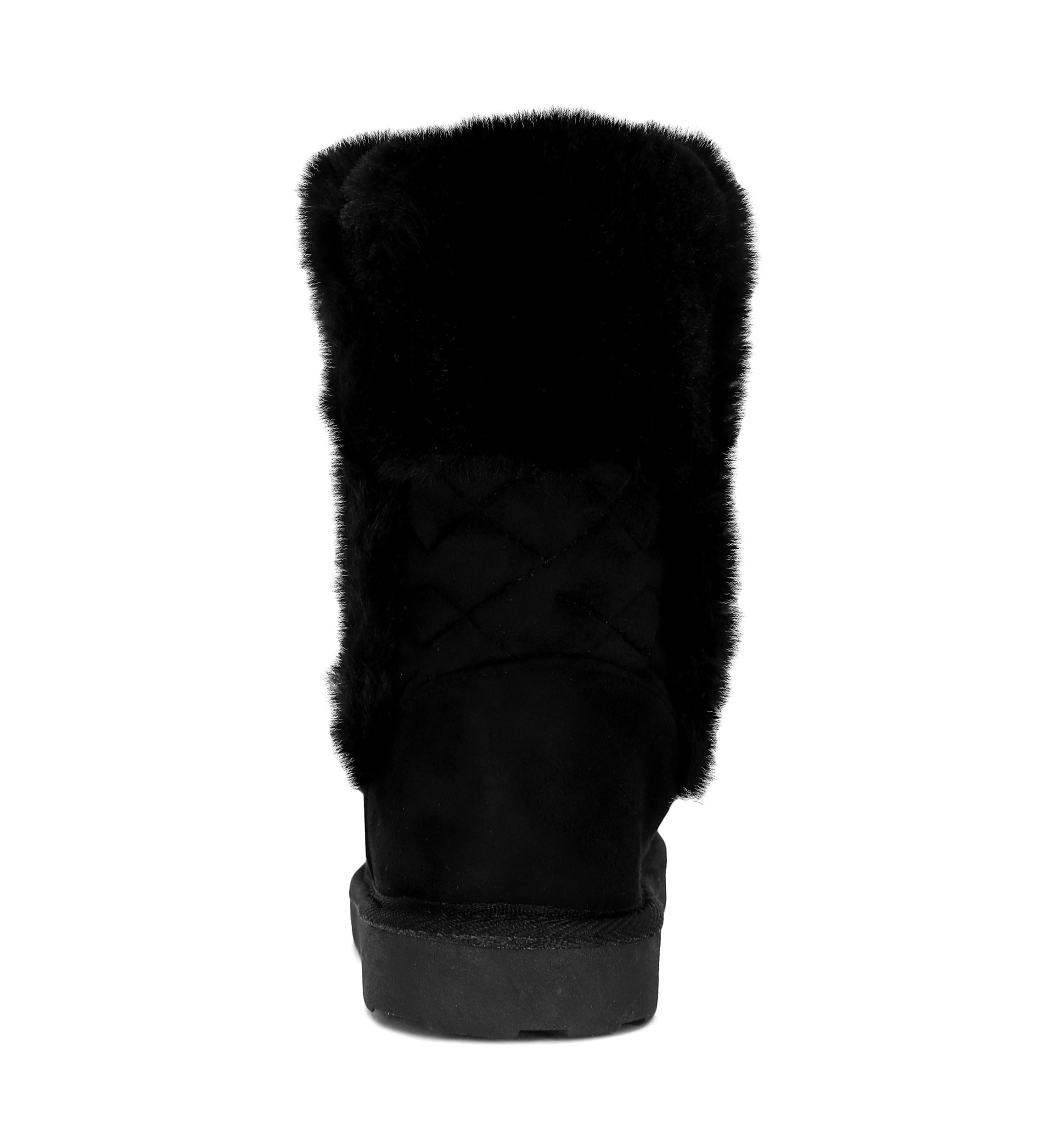 Youth Girls Sheila Quilted Fur Booties