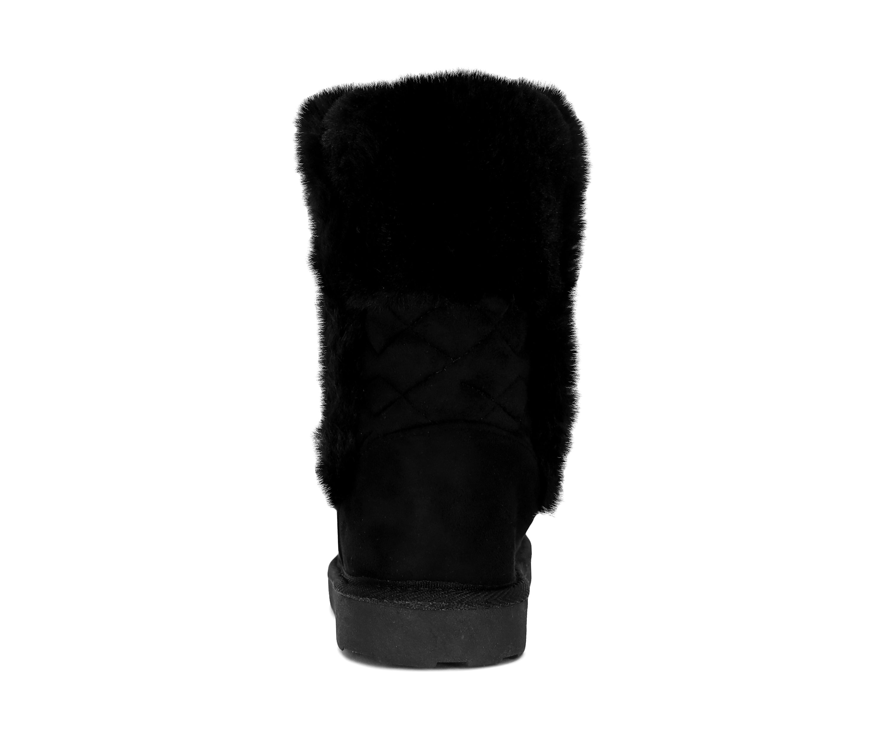 Youth Girls Sheila Quilted Fur Booties