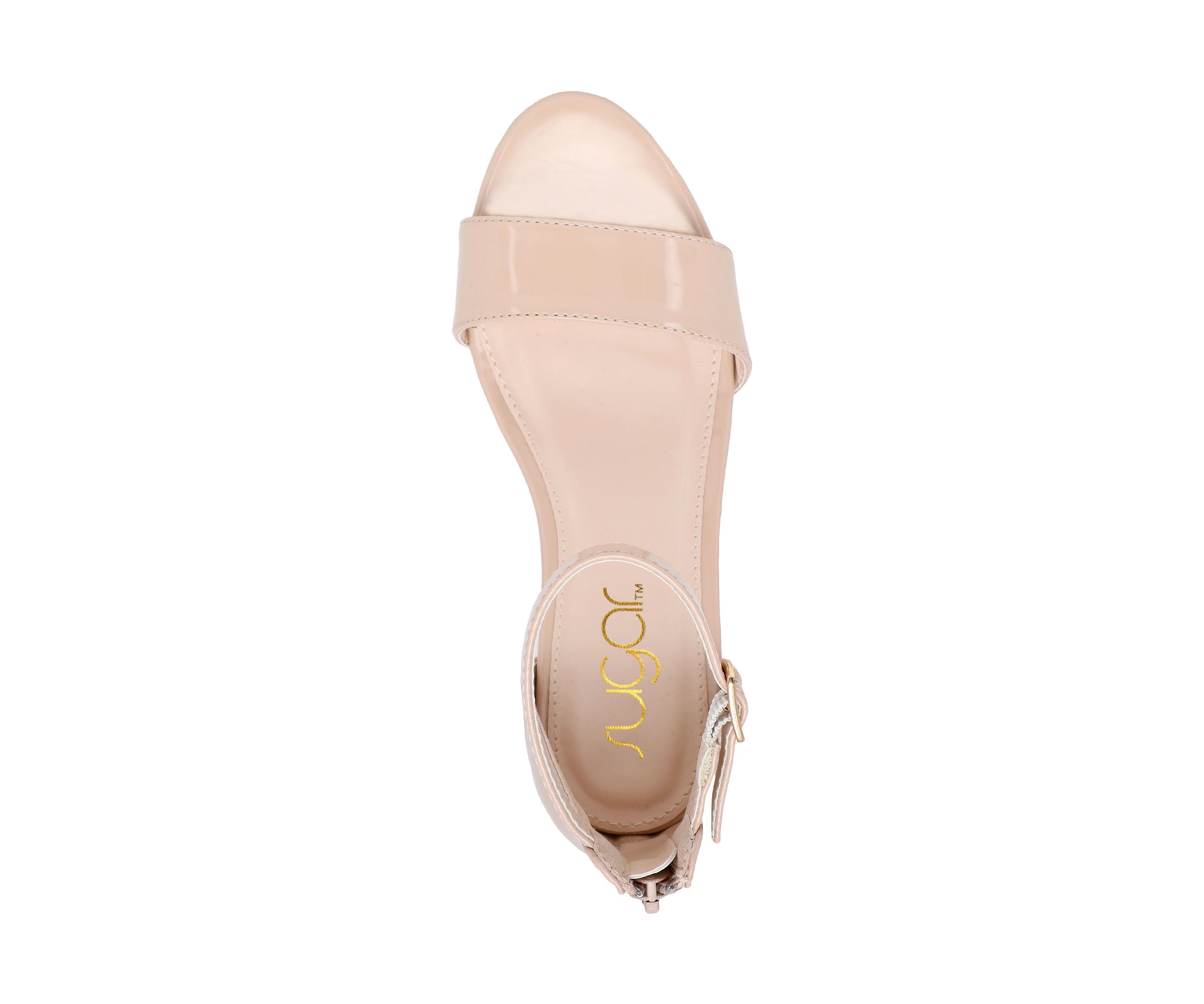 Youth Girls Sweet Patent Dress Heeled Sandals