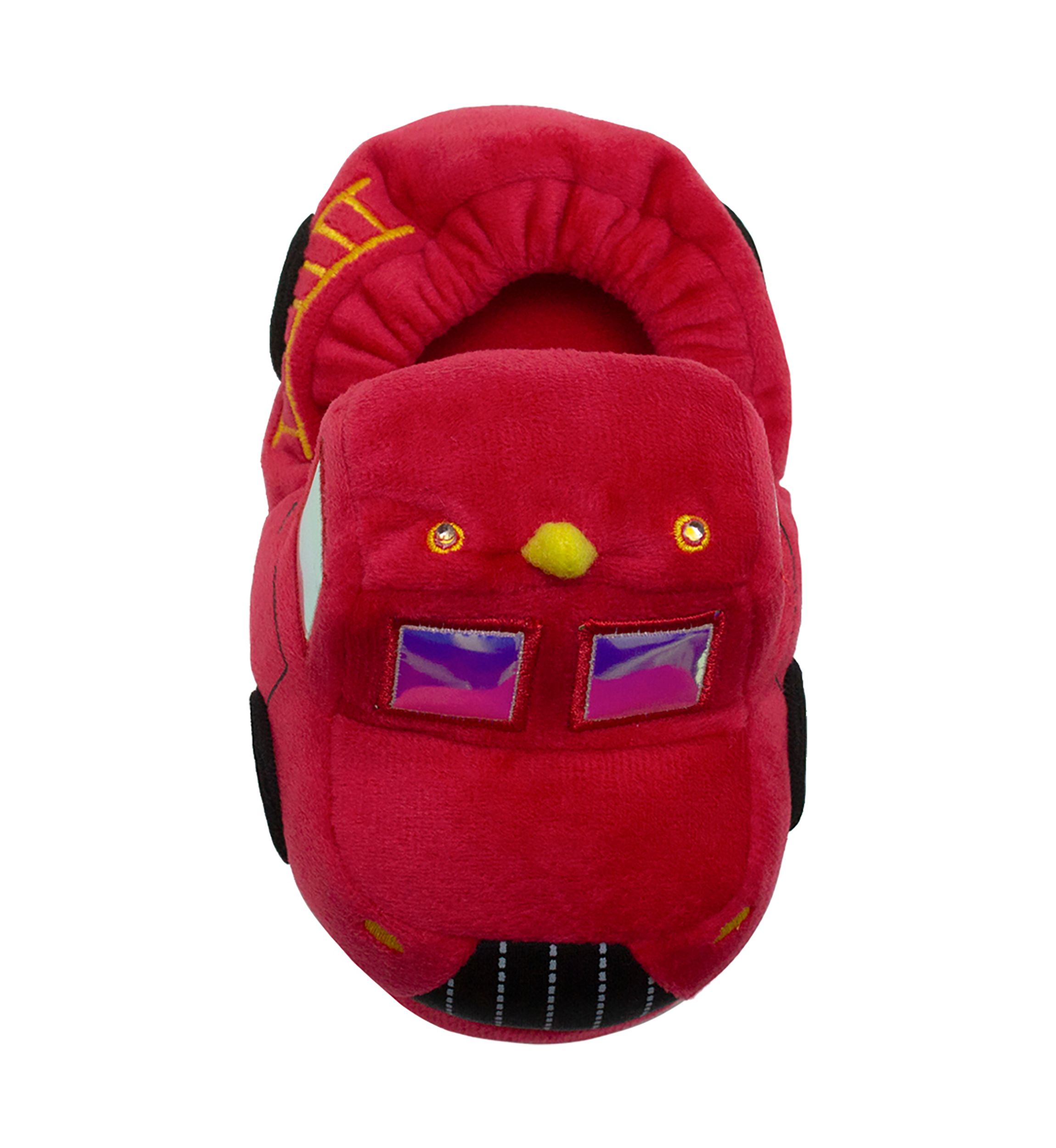 Toddler Boys Firetruck Lighted Slippers