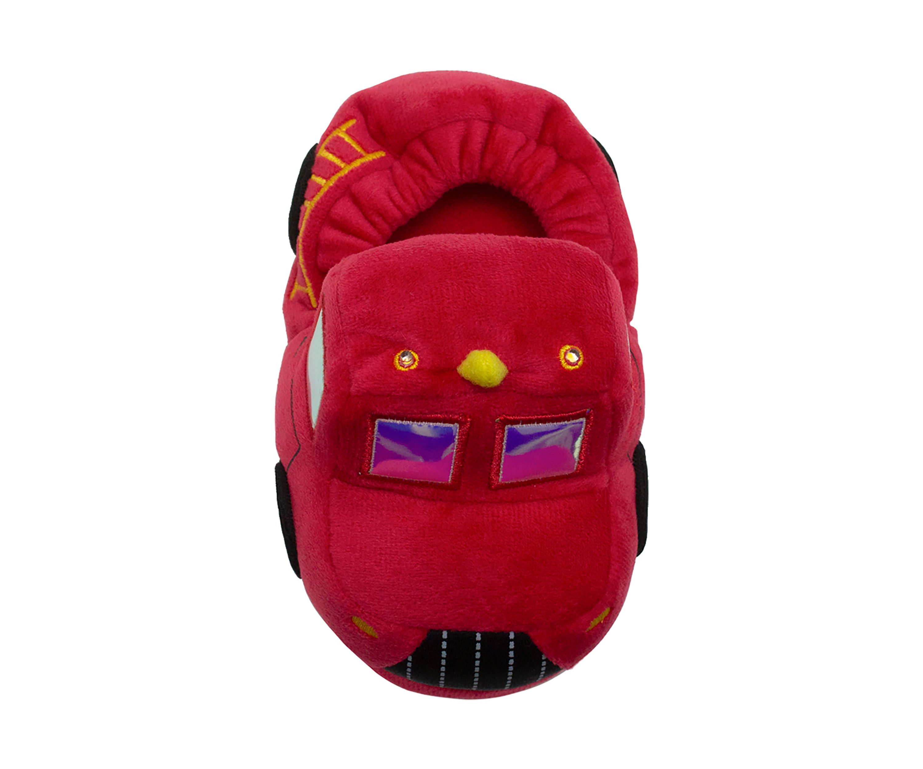 Toddler Boys Firetruck Lighted Slippers