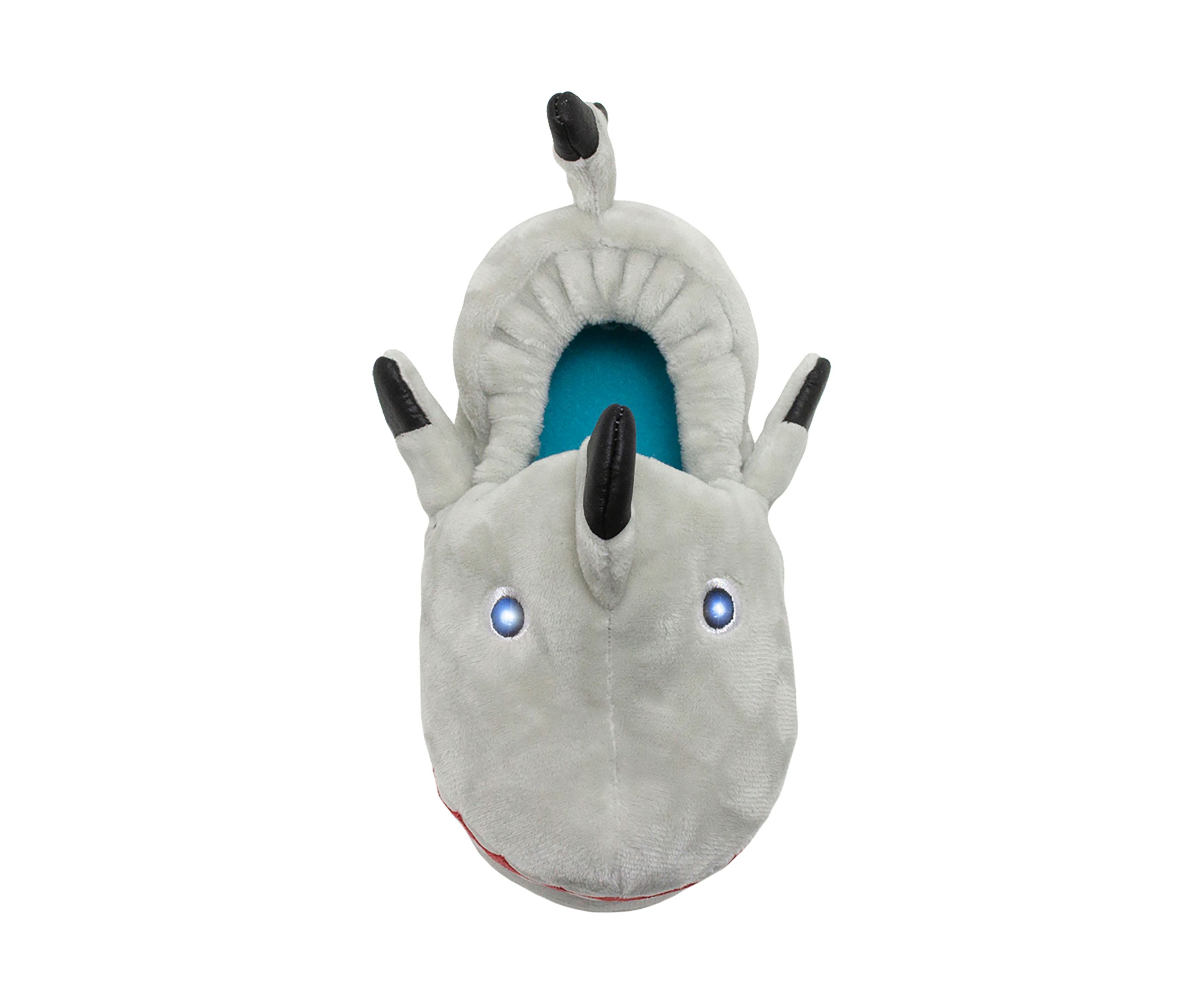 Toddler Boys Lighted Shark Slippers