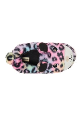 Toddler Girls Kitty Cat Emery Critter Slippers