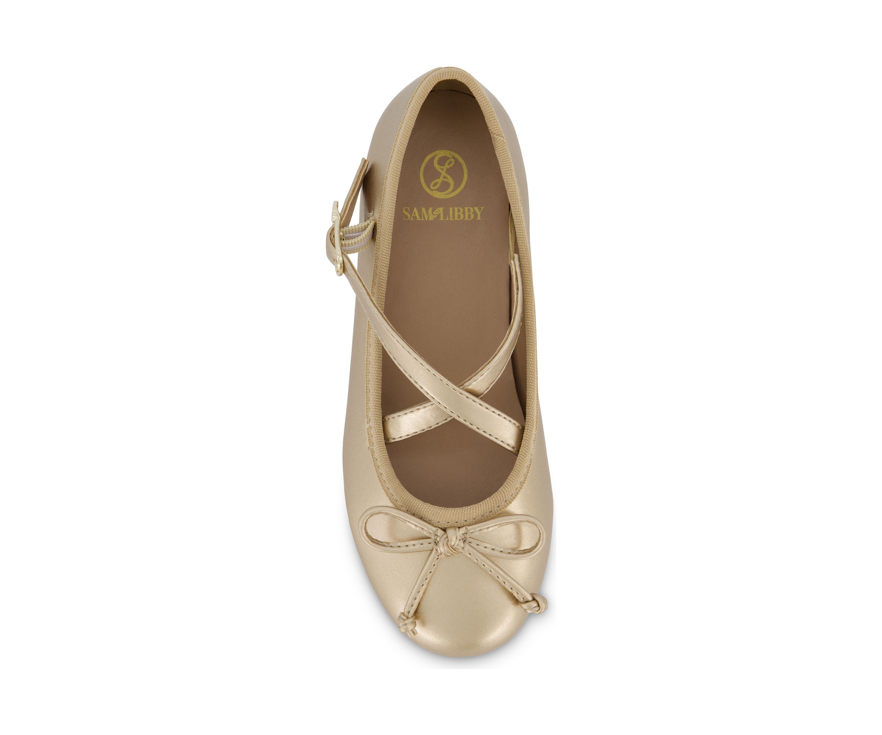 Youth Girls Candice Crossover Skimmer Flats