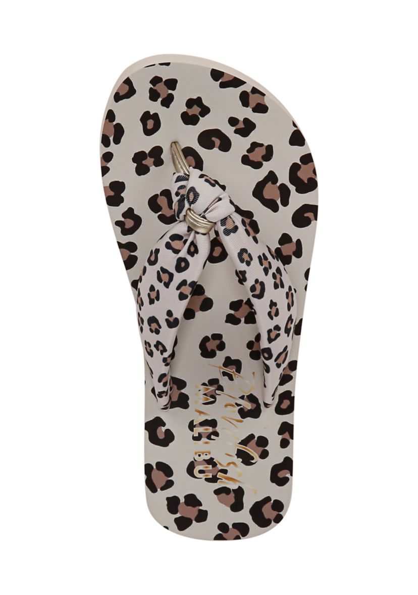 Leopard Riptide Flip Flop Sandals