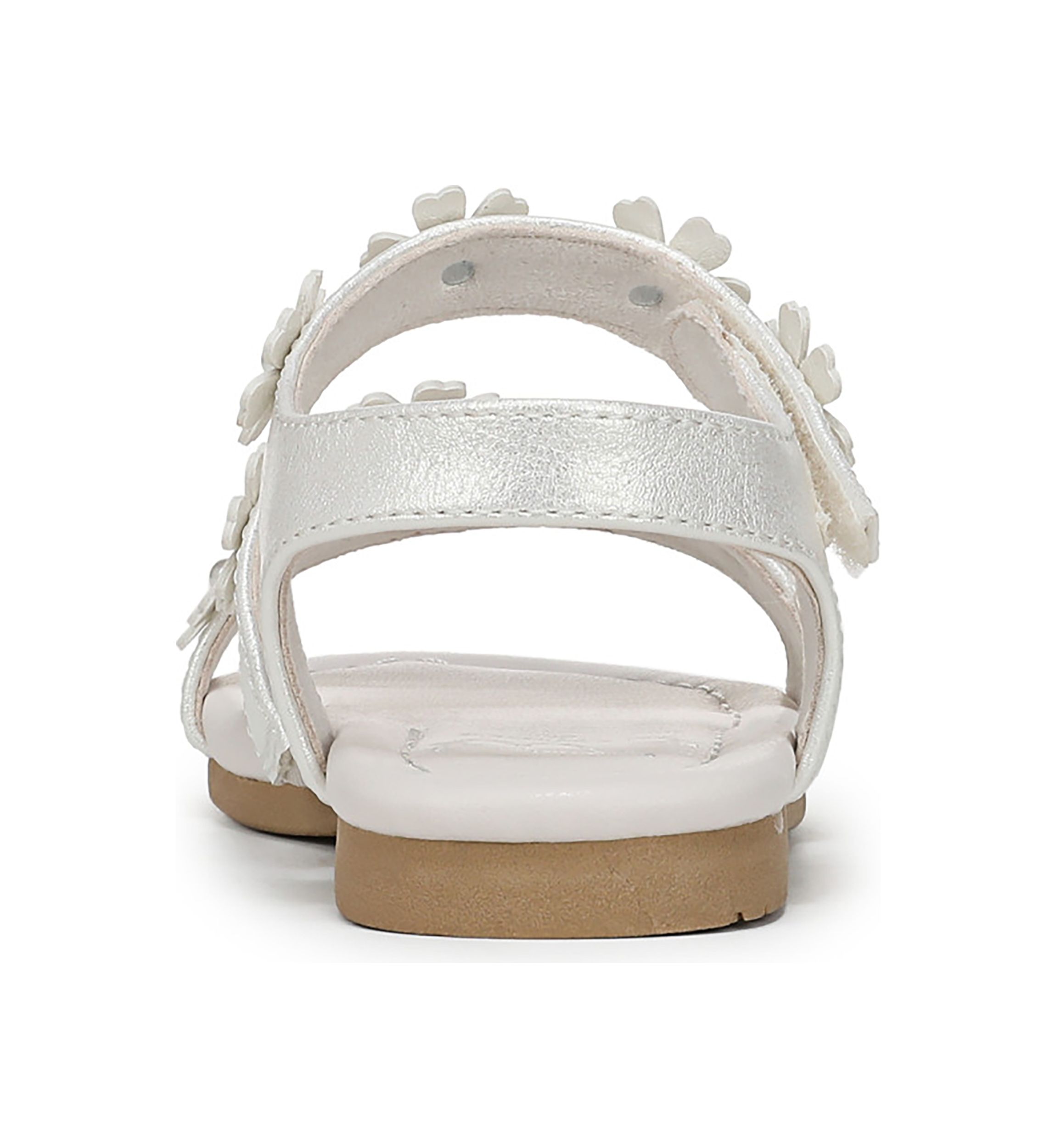 Little Kid Girls Pearlized Floral Sandals