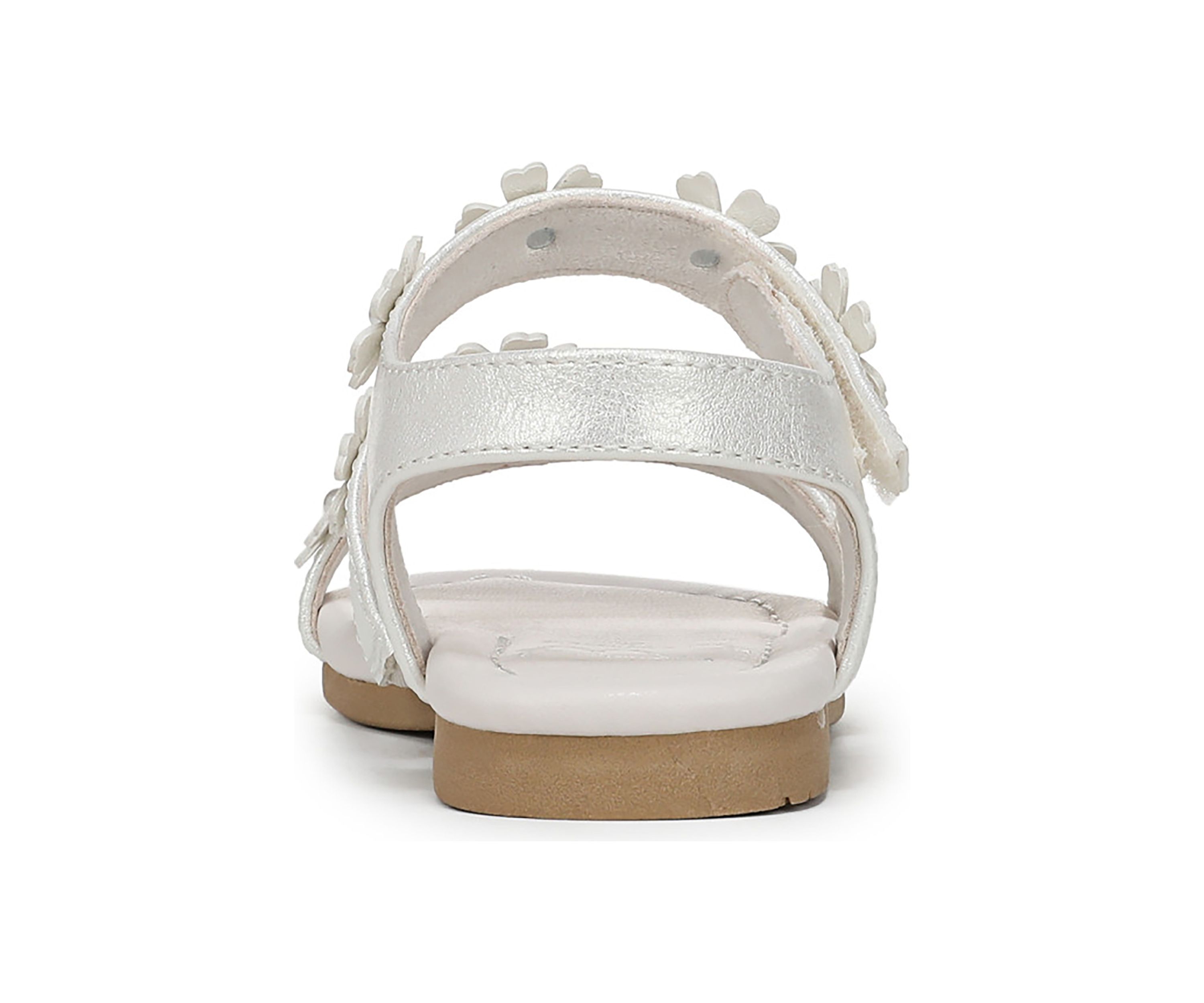 Little Kid Girls Pearlized Floral Sandals