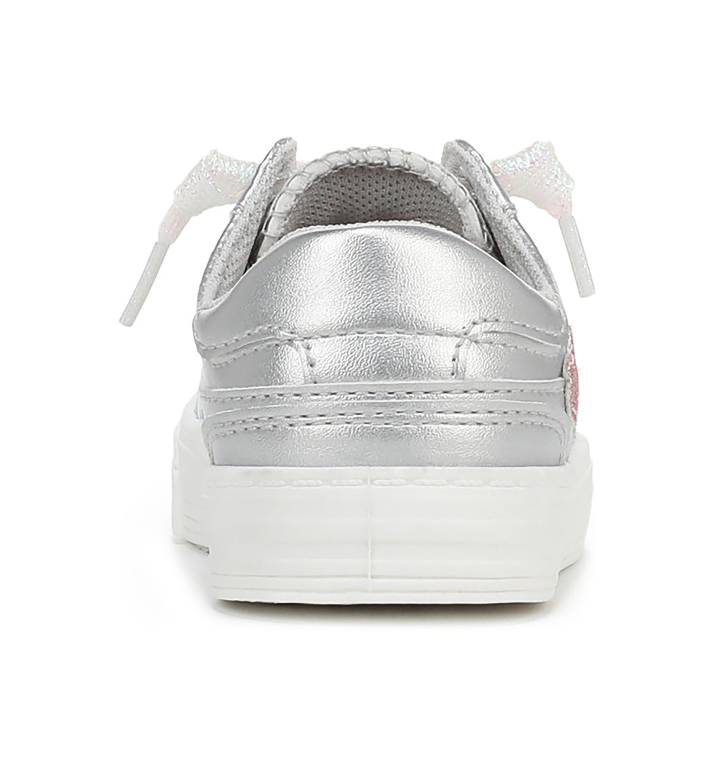 Little Kid Girls Silber Aurora Heart Sneakers
