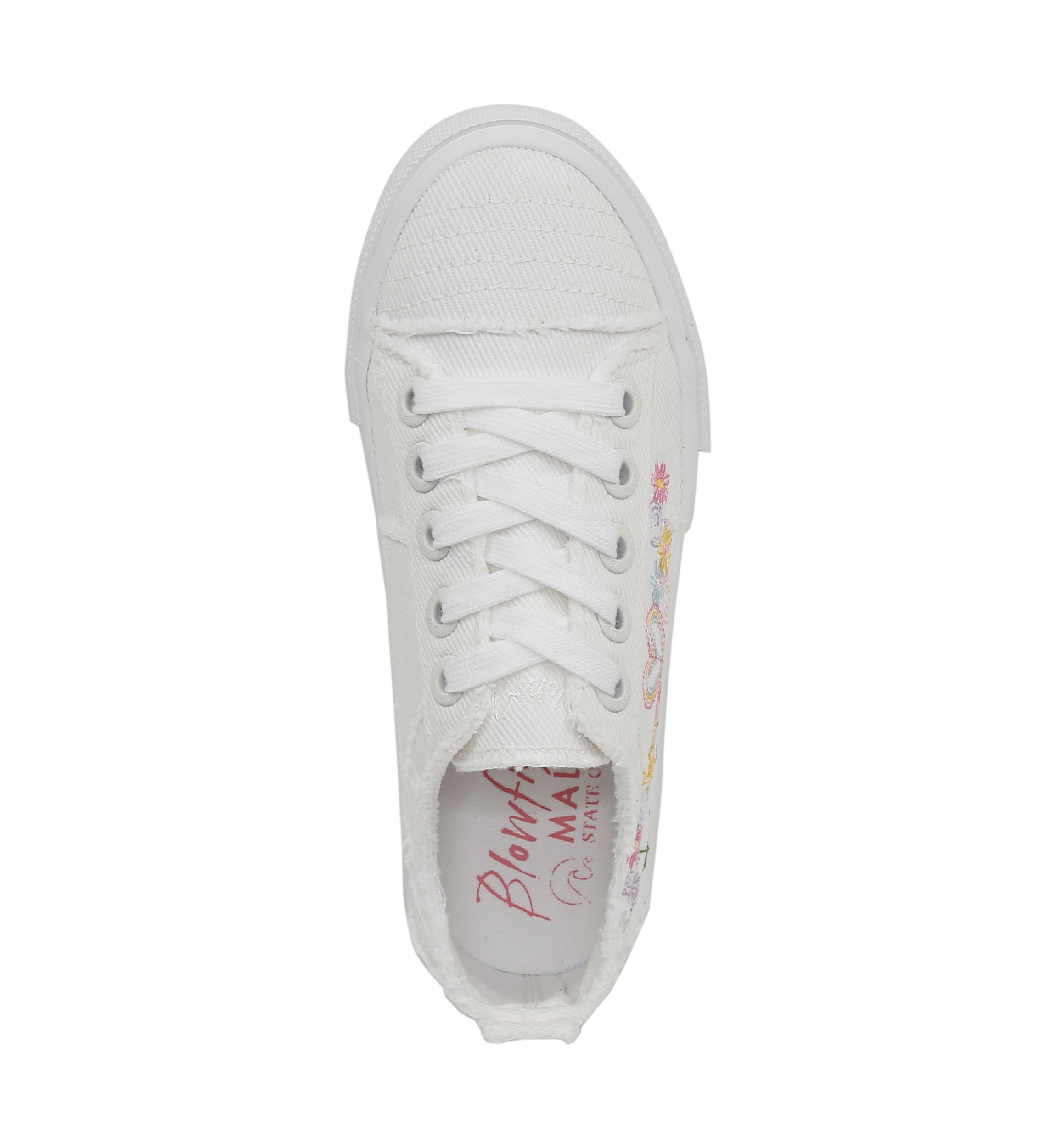 Big Kid Girls Embroidered Floral Sneakers