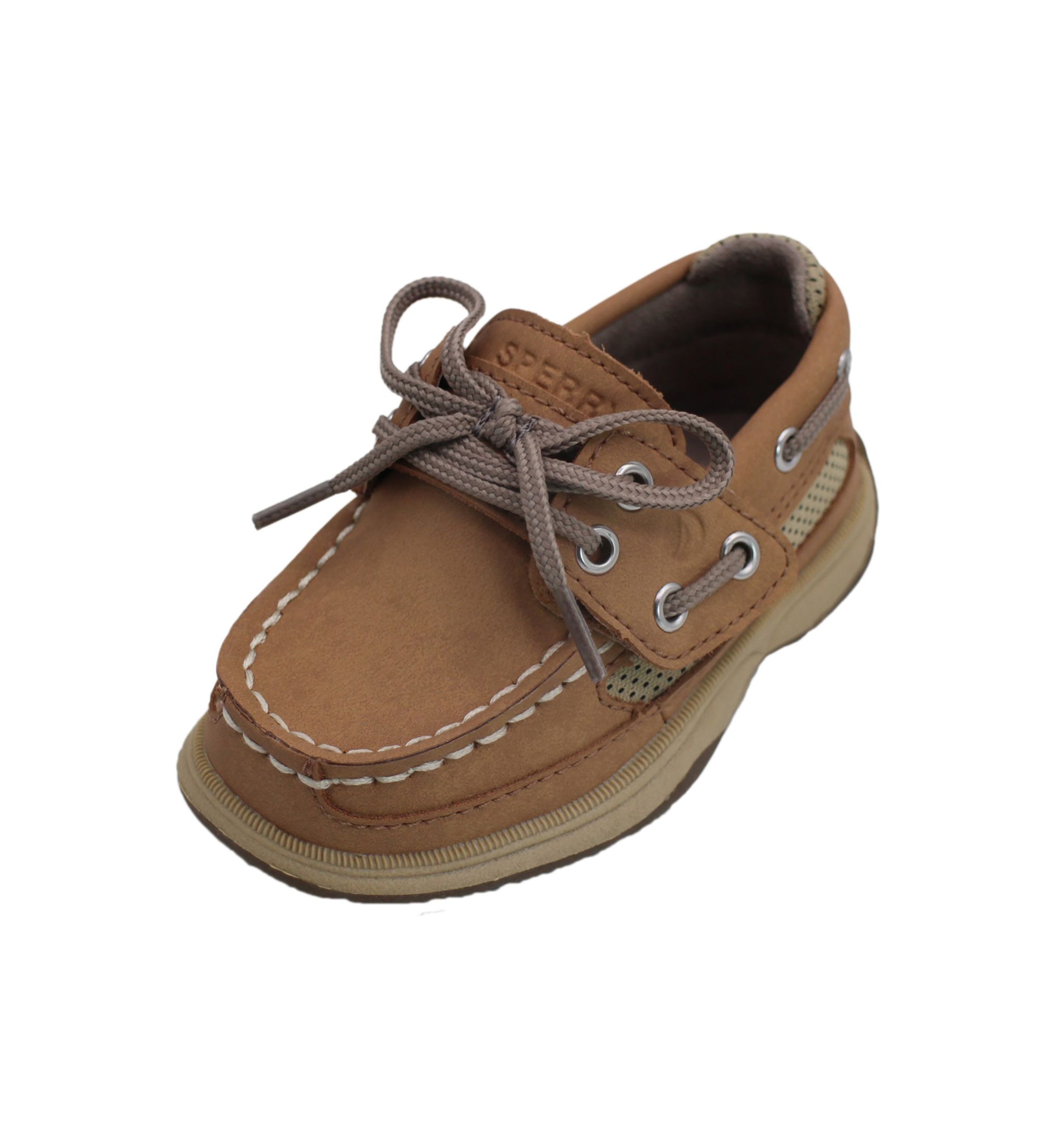Little Kid Boys Lanyard Memory Foam Insole Boat Shoes