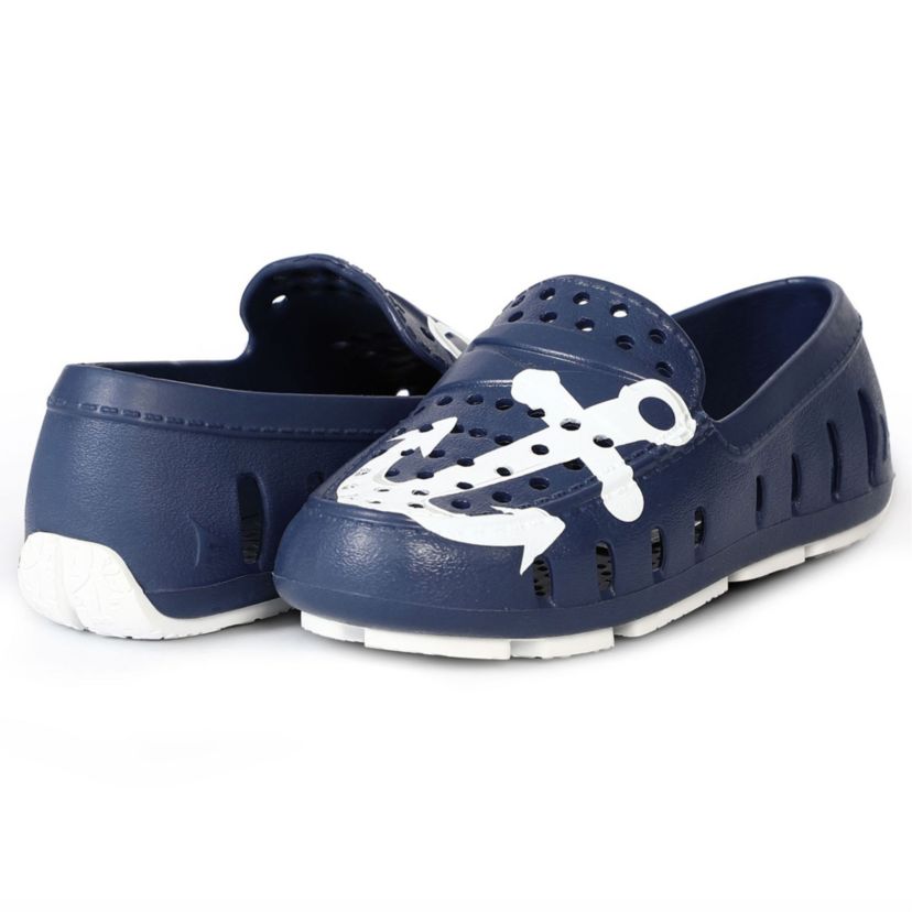 Prodigy Driver Anchor Print Waterproof Loafer