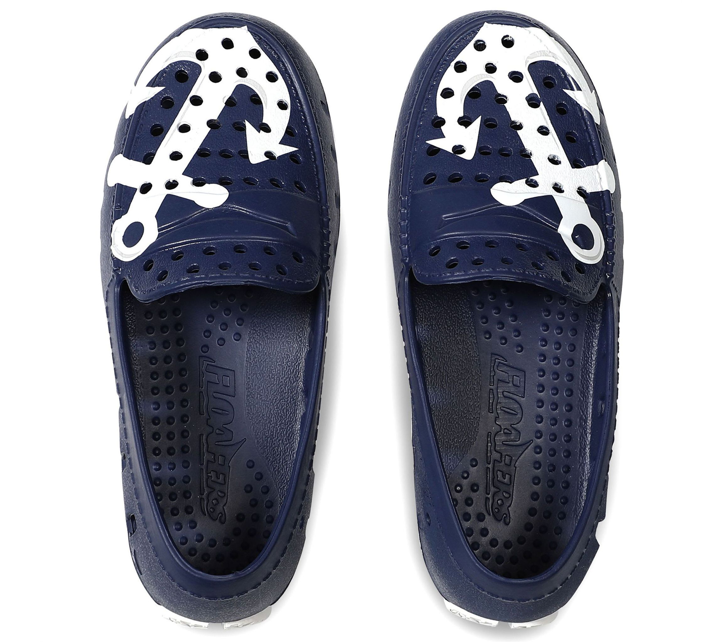 Prodigy Driver Anchor Print Waterproof Loafer