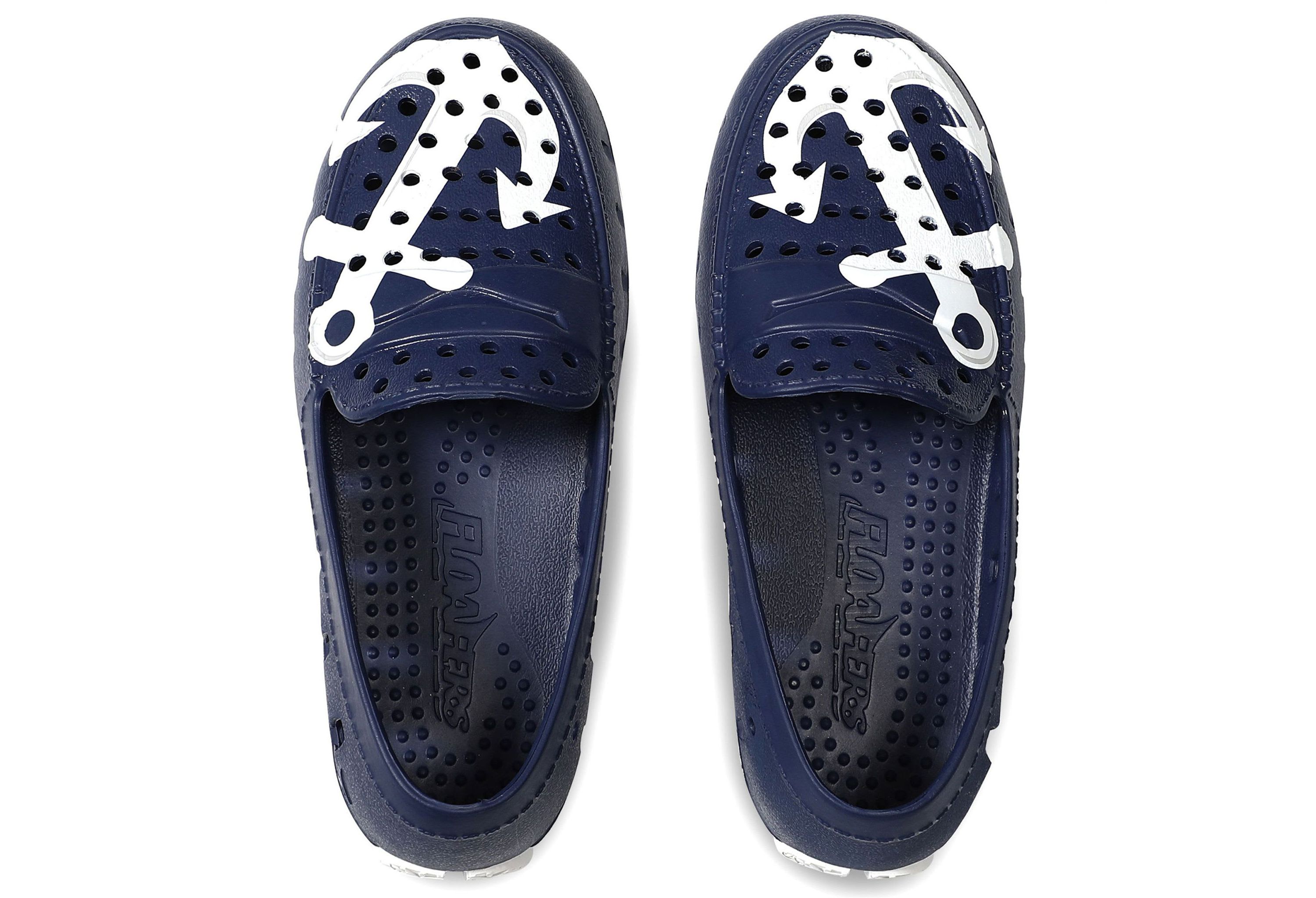Prodigy Driver Anchor Print Waterproof Loafer