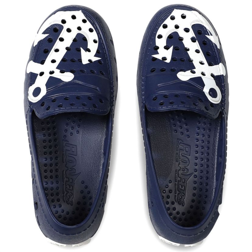 Prodigy Driver Anchor Print Waterproof Loafer