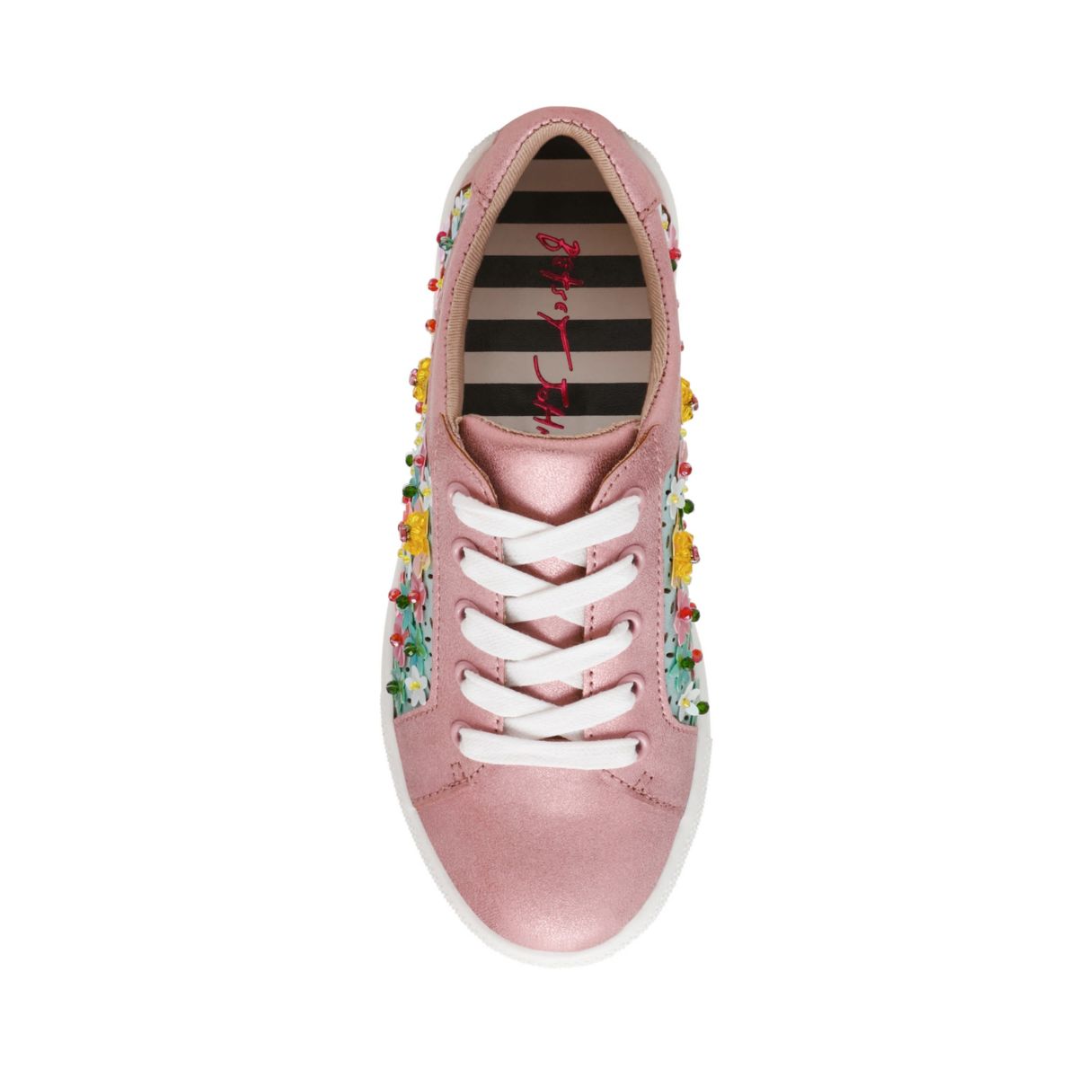 Romy Flower Sequin Sneaker