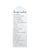 House Rules Decorative Wall Sign