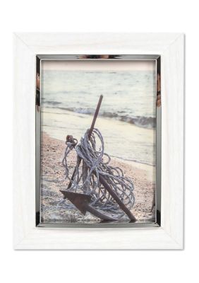New View Gifts & Accessories 5 Inch x 7 Inch Paper Wrap White Picture Frame, 30 x 20