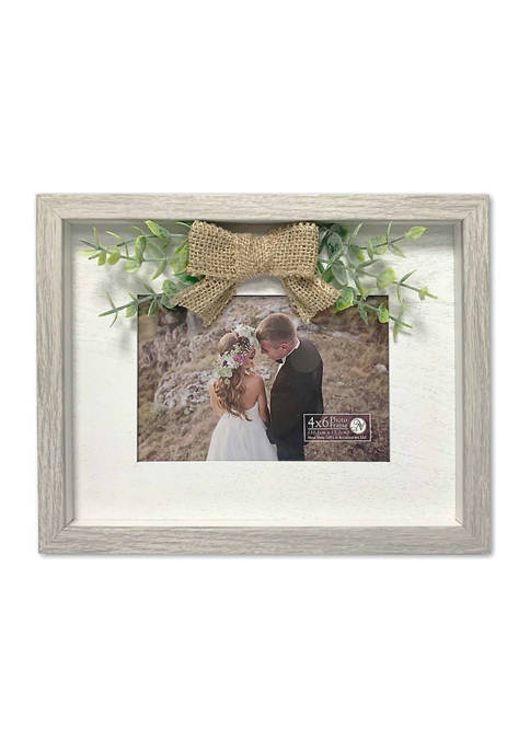 New View Garden Bow Picture Frame