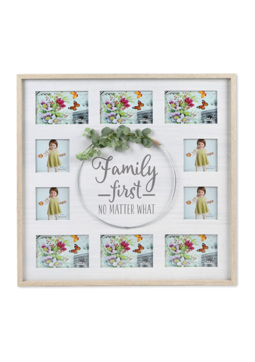 Family First Collage Picture Frame