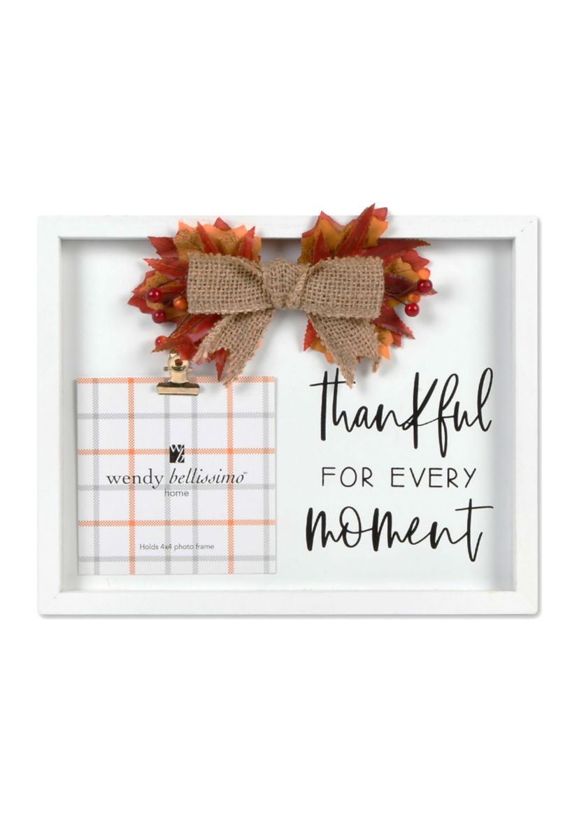 Thankful Moment Picture Frame 