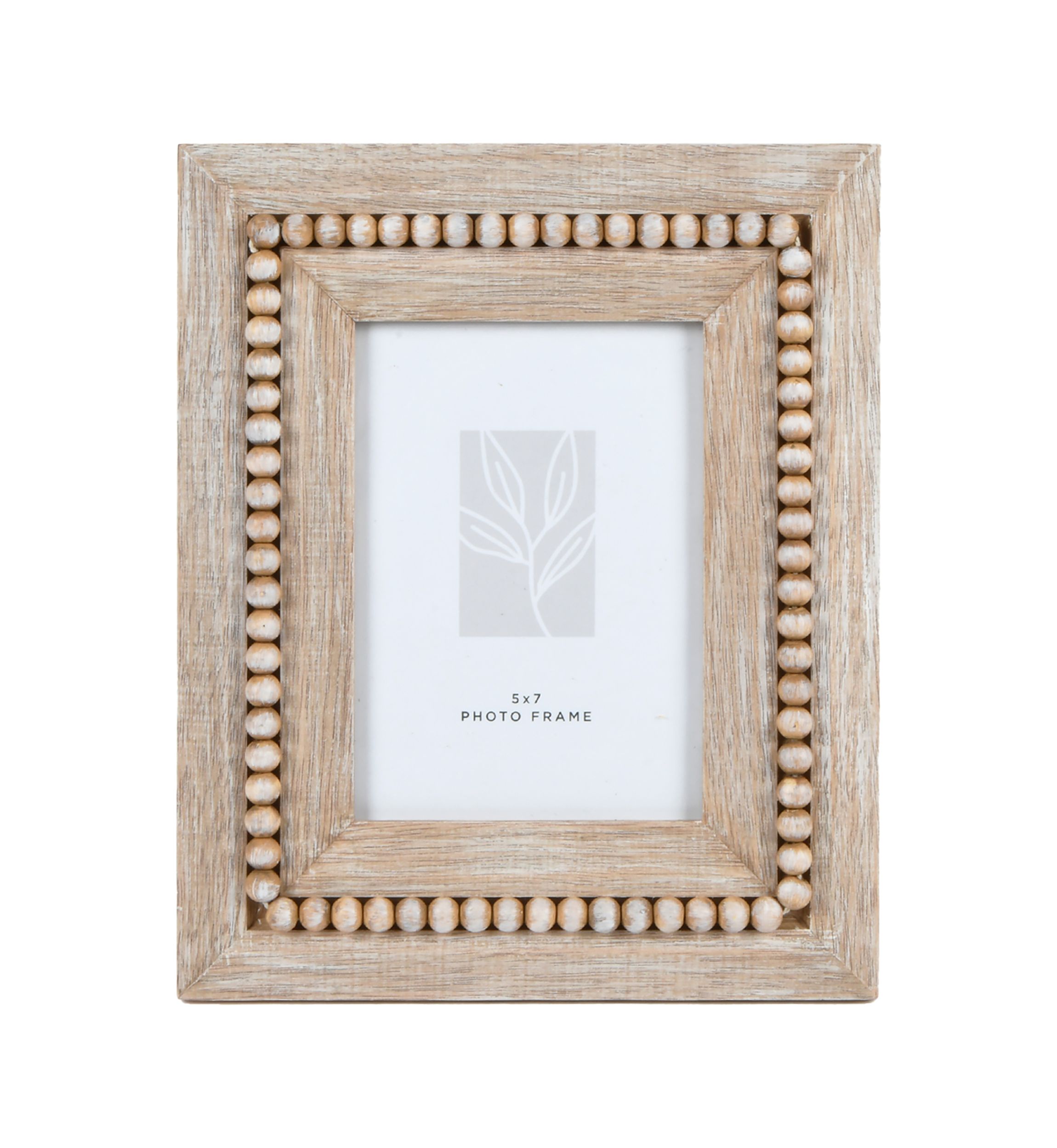 5 x 7 Tan Bead Photo Frame