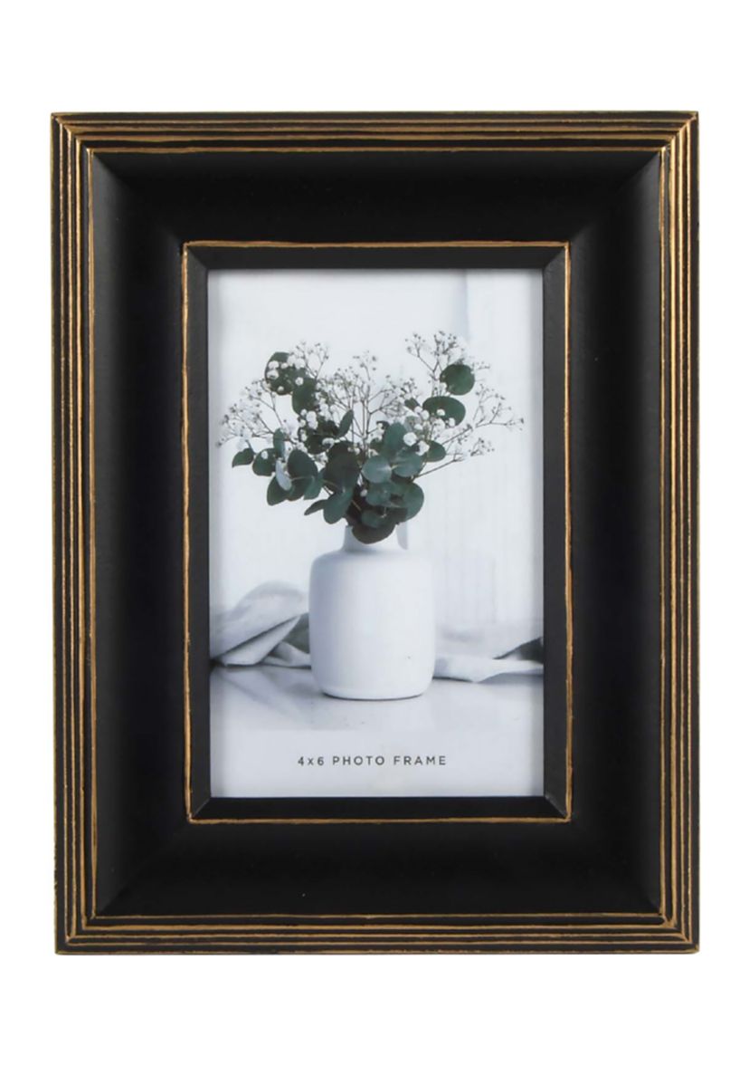4 x 6 Black & Gold Photo Frame