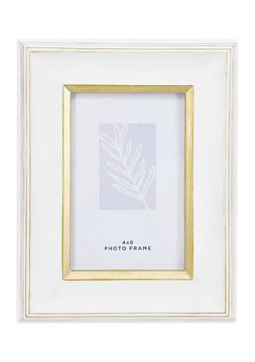 White Gold 4" x 6" Frame
