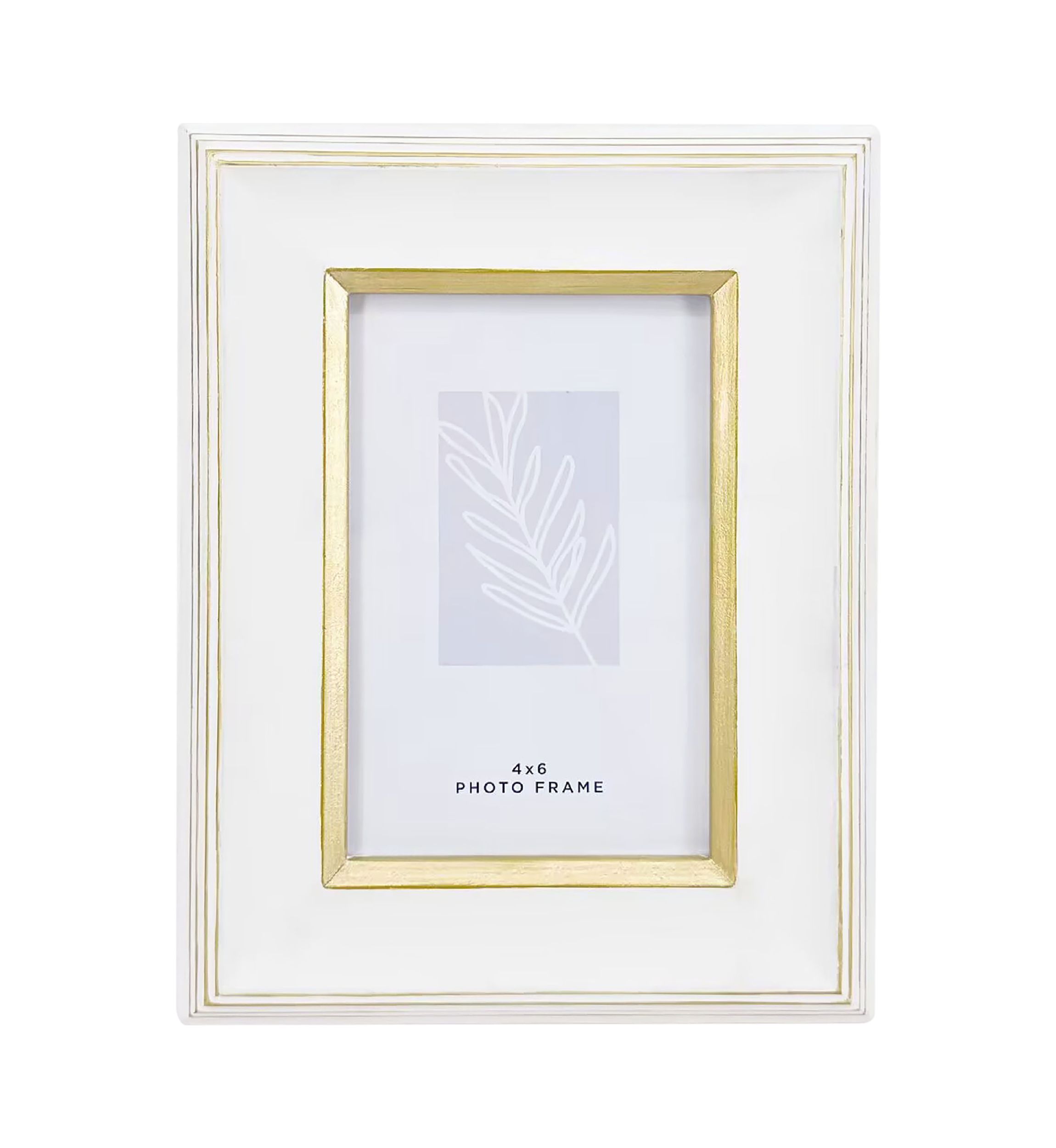 White Gold 4" x 6" Frame