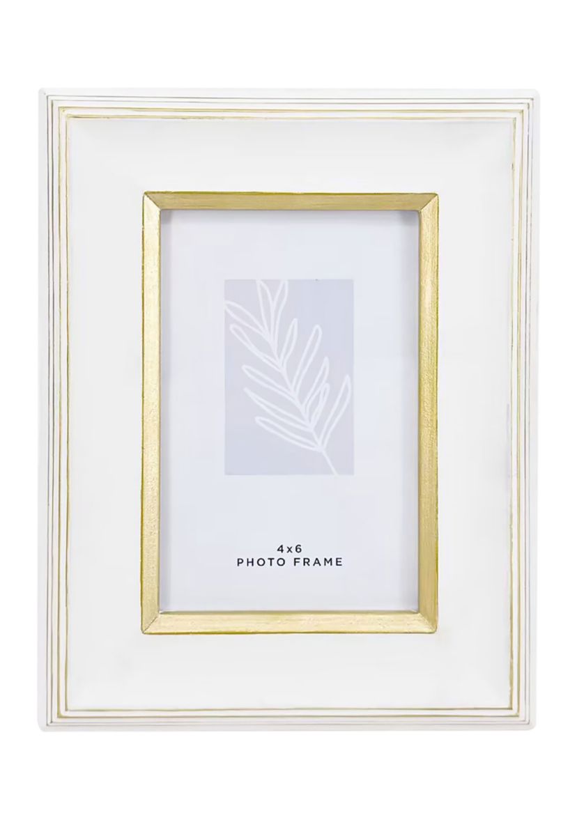 White Gold 4" x 6" Frame