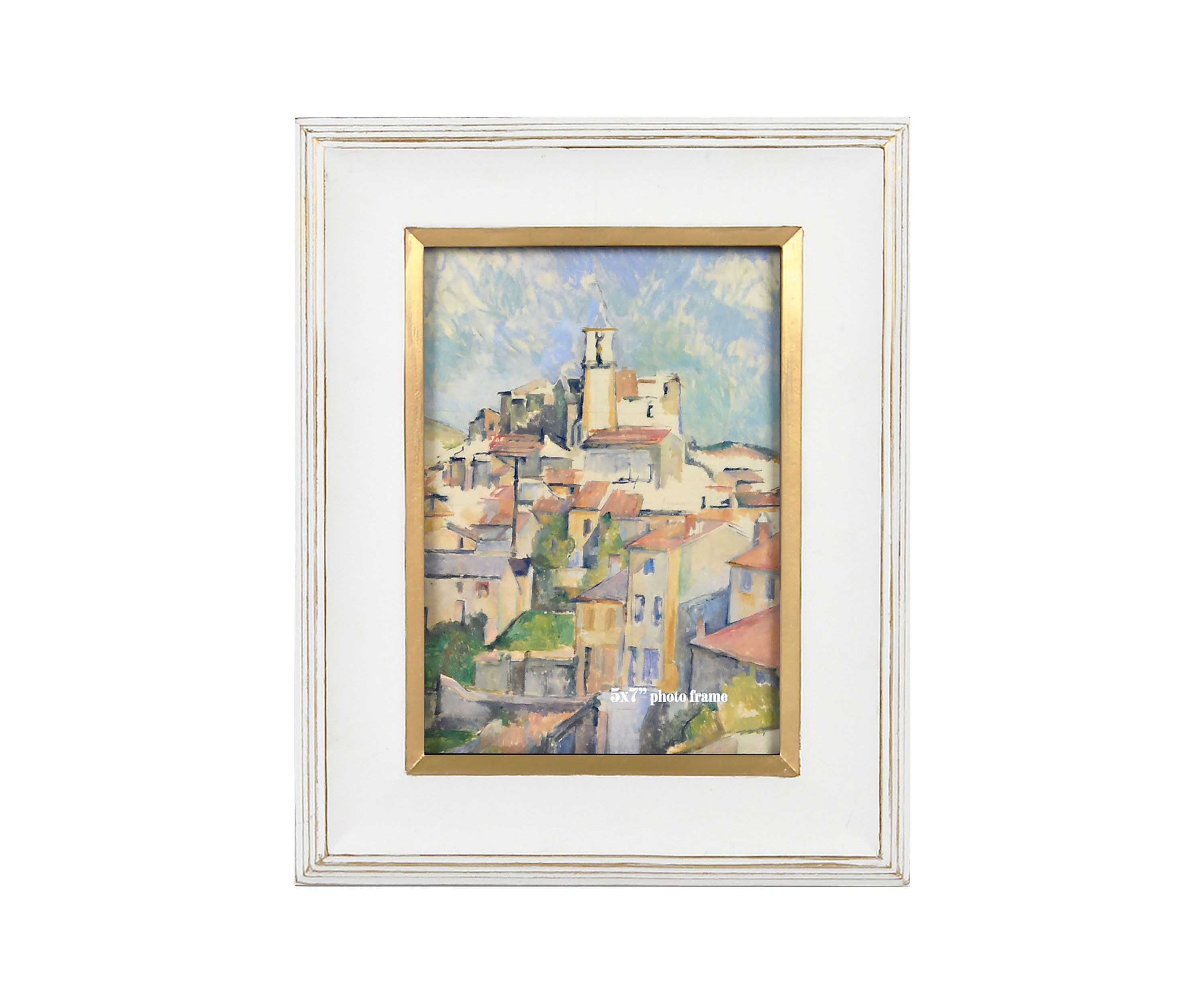 White Gold 5" x 7" Frame