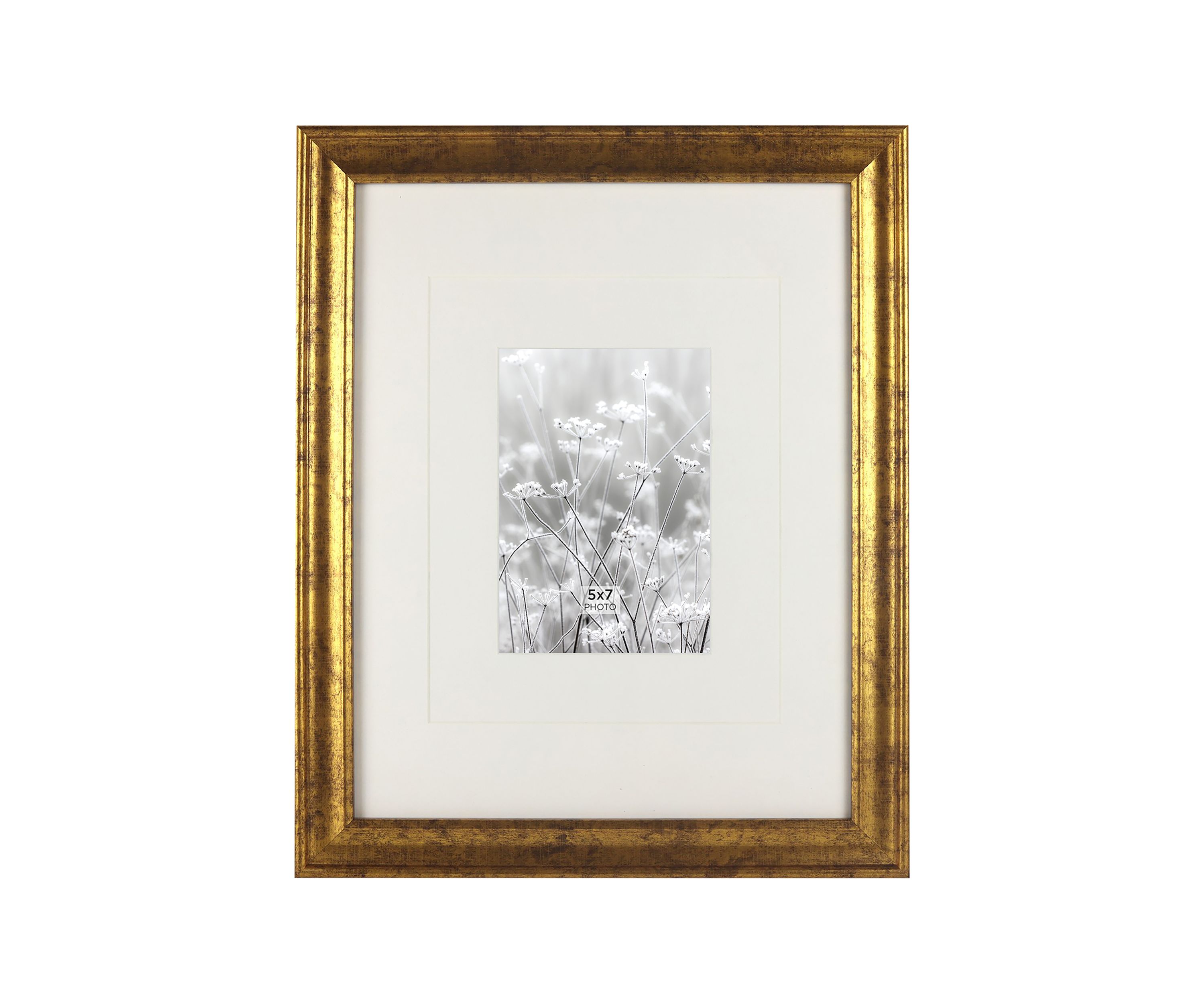 11" x 14" Multi Mat Gold Frame