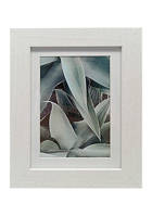 4 in x 6 in Matted White Frame