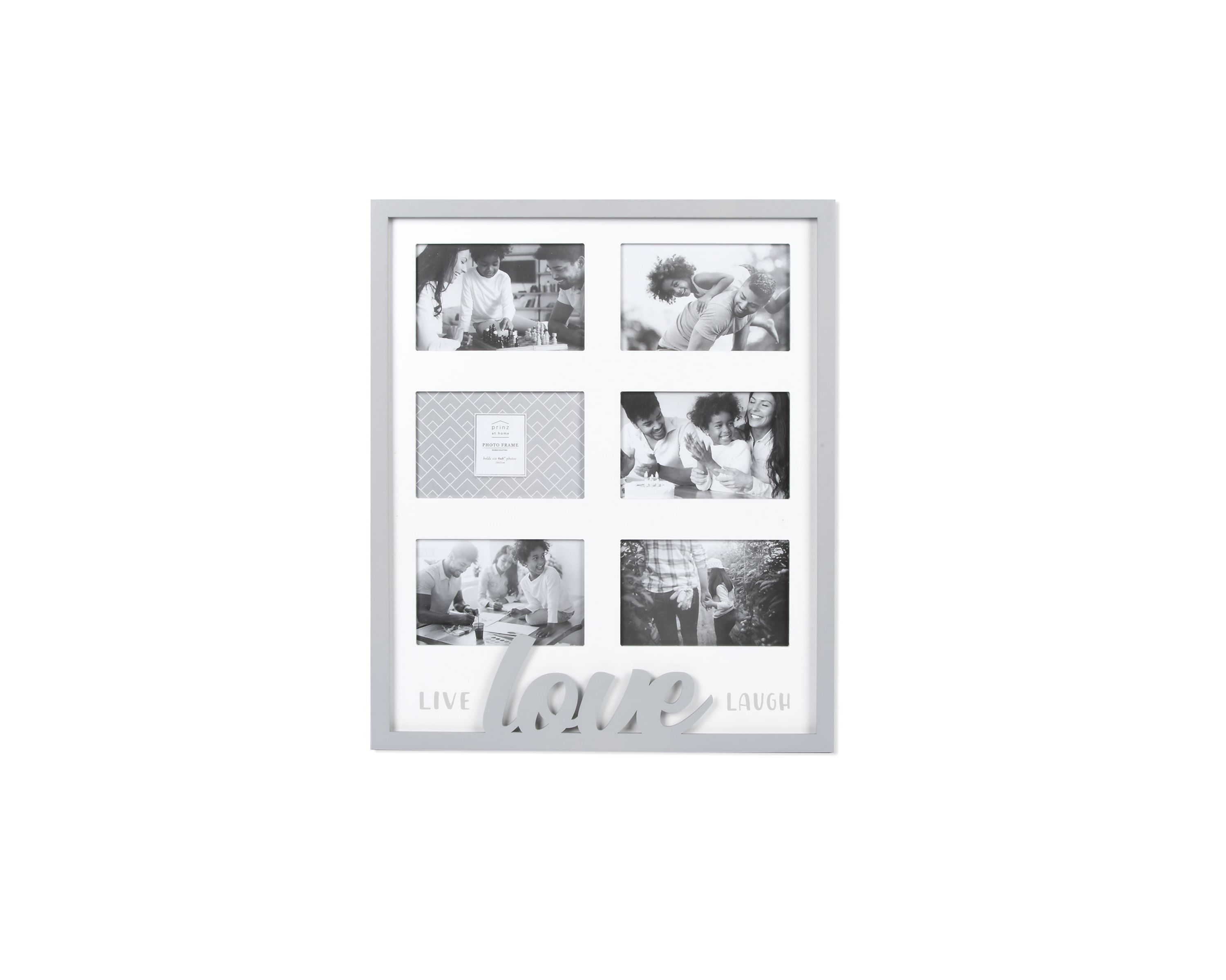 Live Laugh Love 6 Photo Opening Collage Picture Frame
