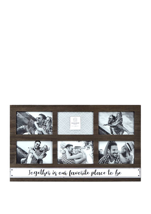 Sentiment Collage Frame - Together Is Our Favorite Place To Be
